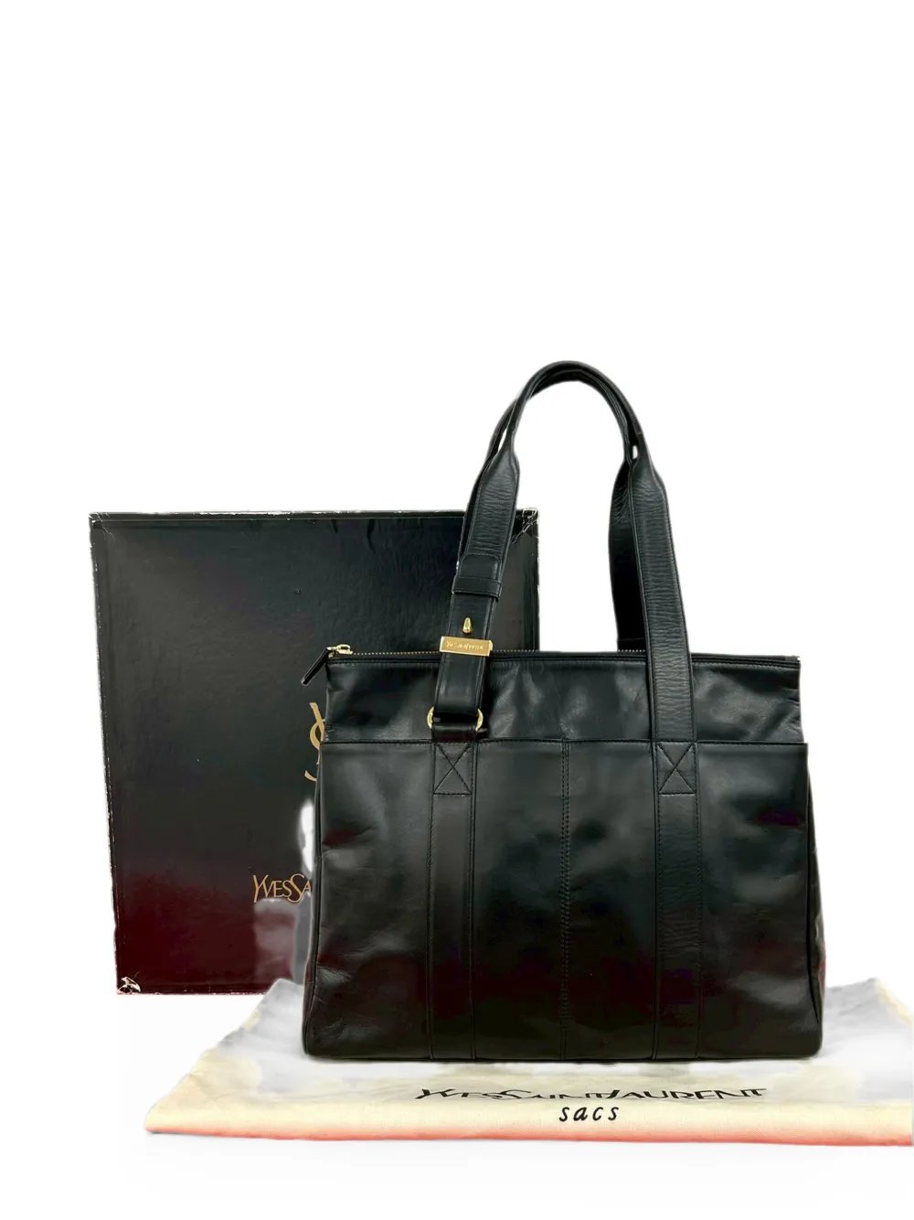 1980-1990 Leather tote bag