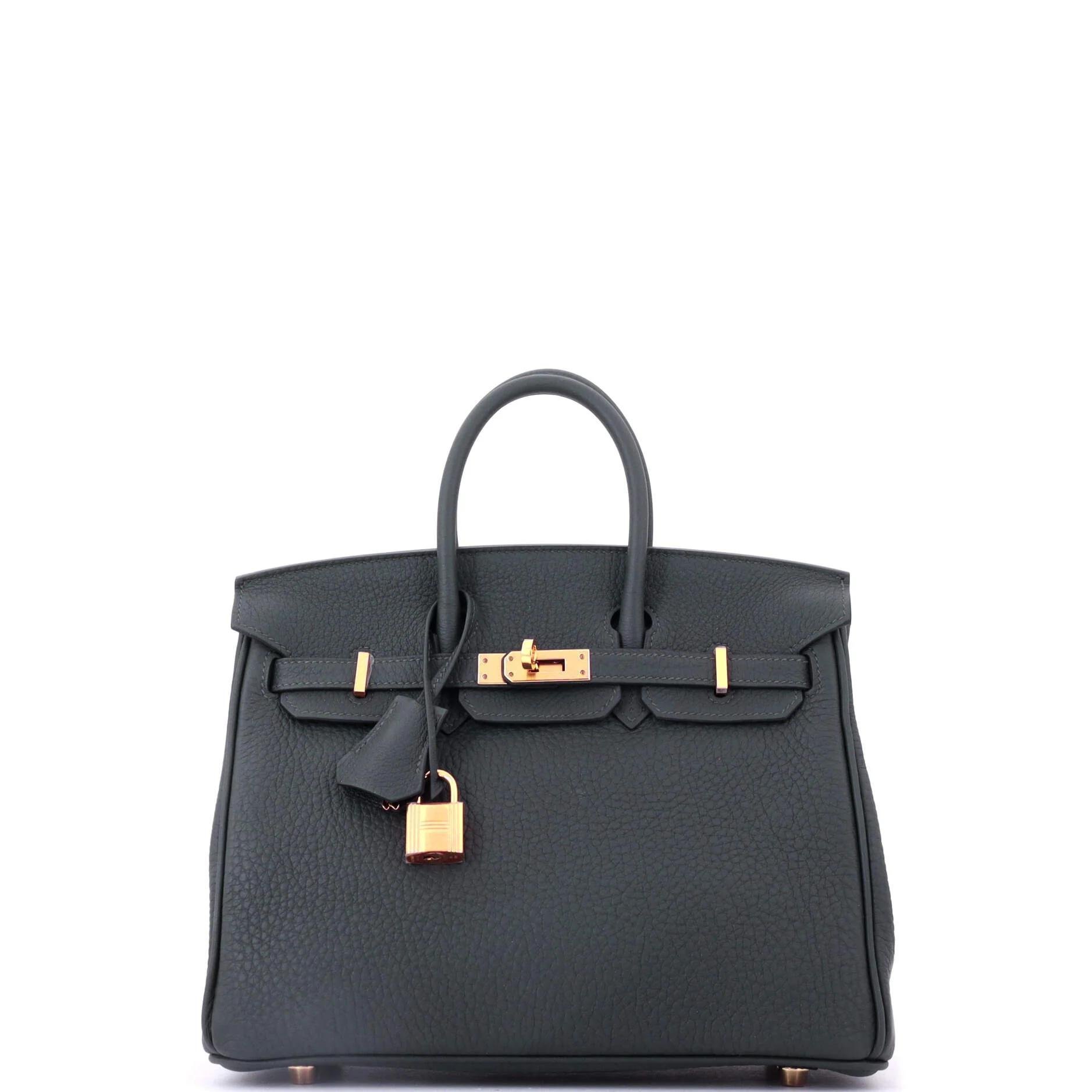 Birkin 25 leather tote