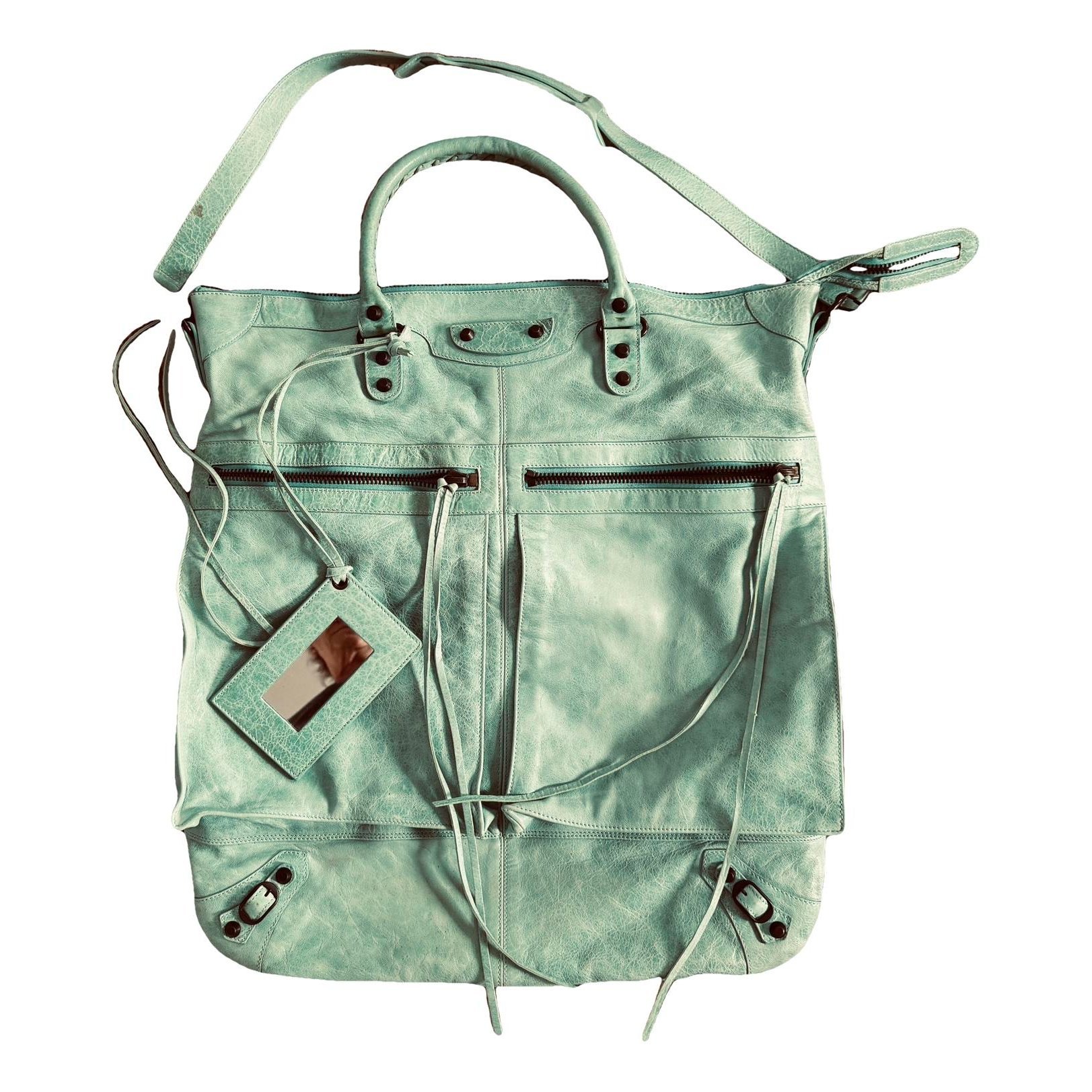 Leather crossbody bag