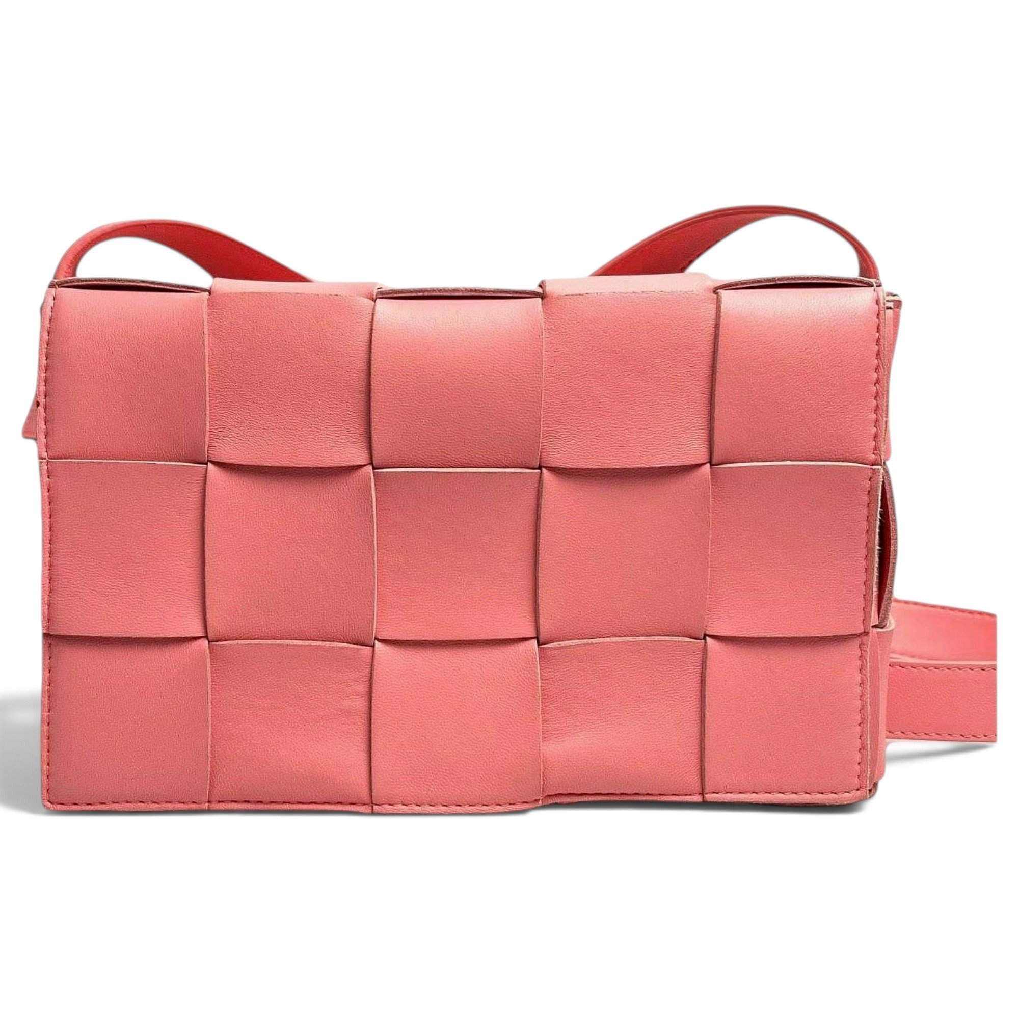 Cassette leather handbag