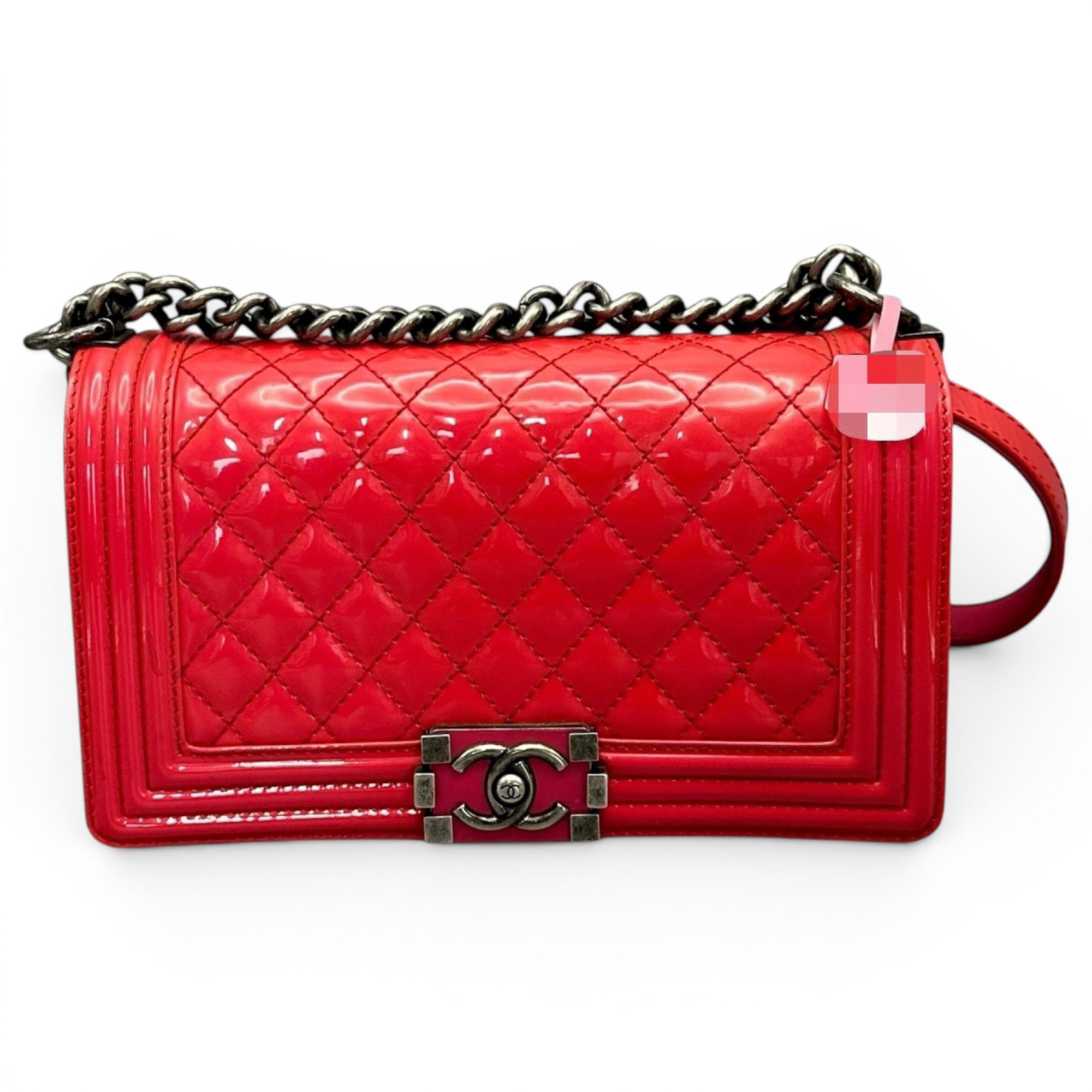 Boy patent leather handbag