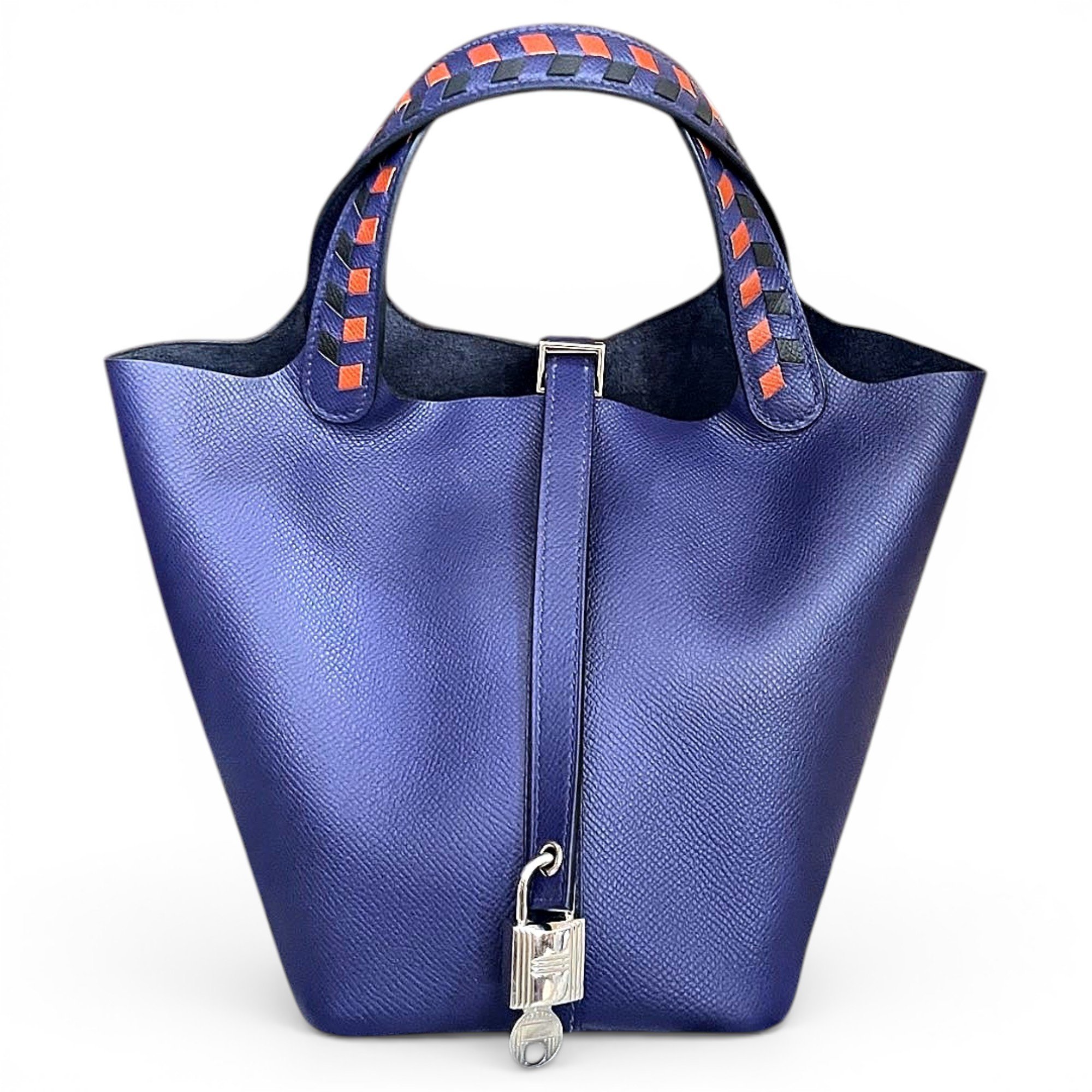 Picotin leather handbag