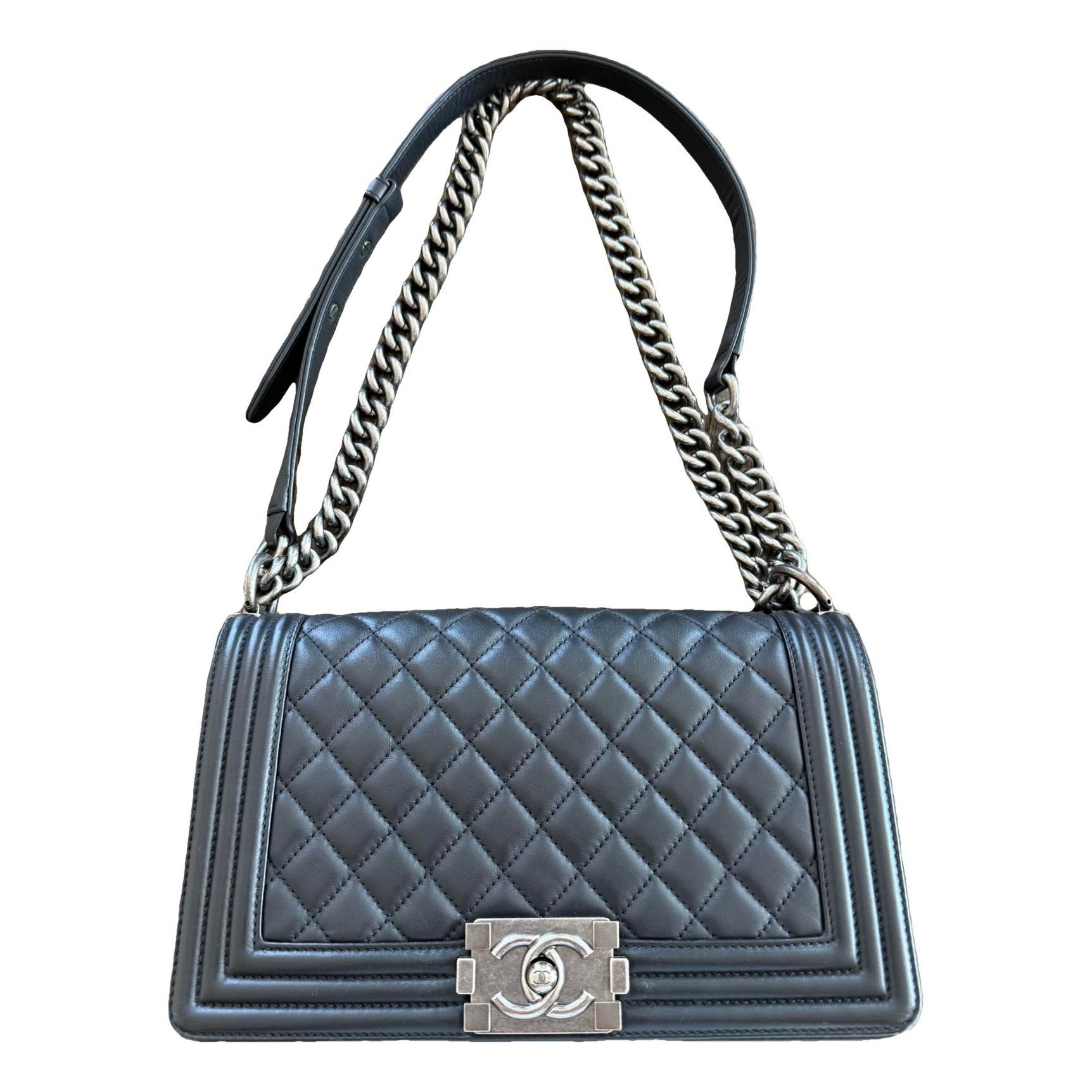 Boy leather crossbody bag