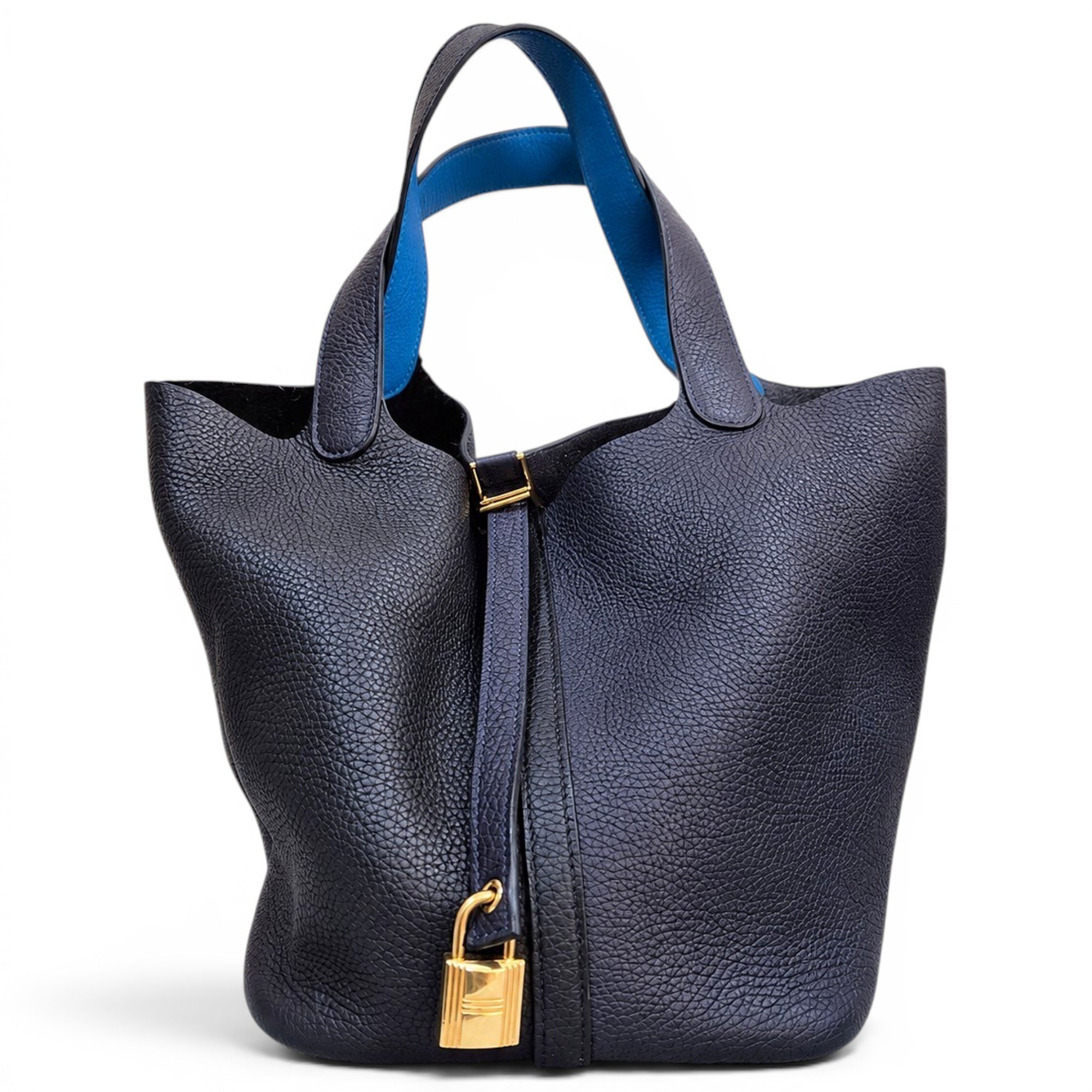 Picotin leather handbag