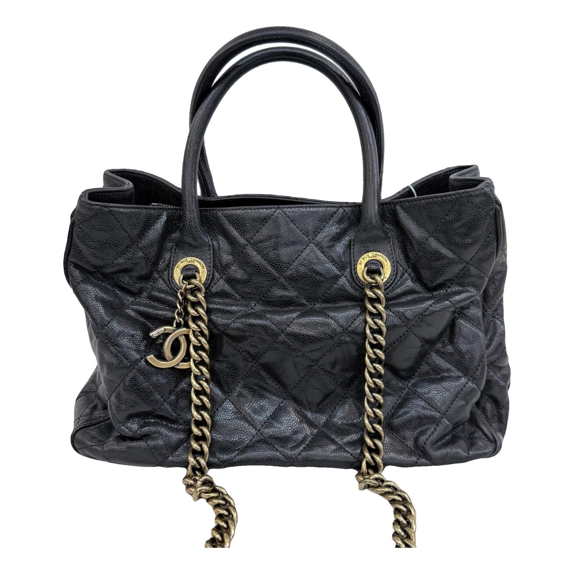 Leather tote