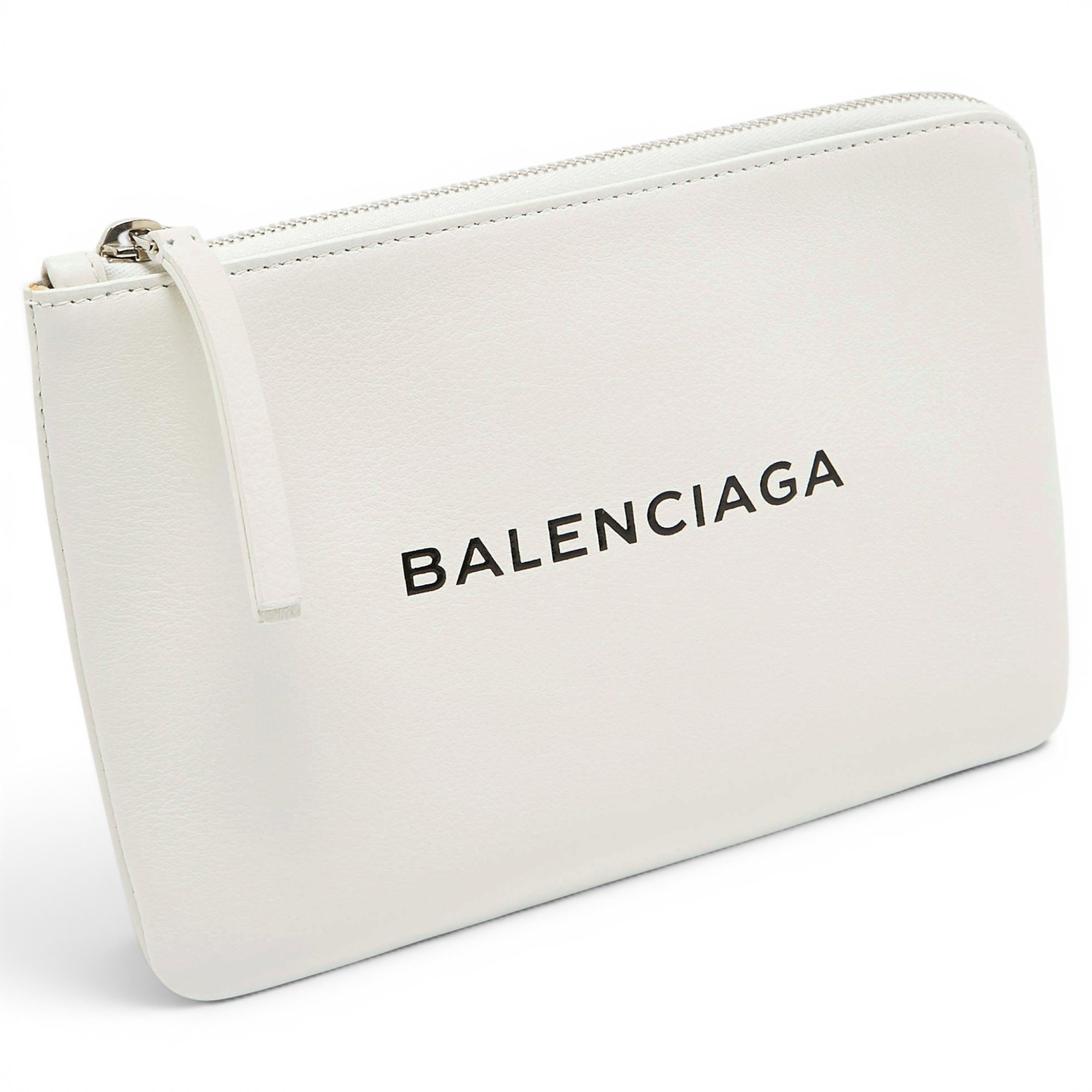 Envelop leather clutch bag