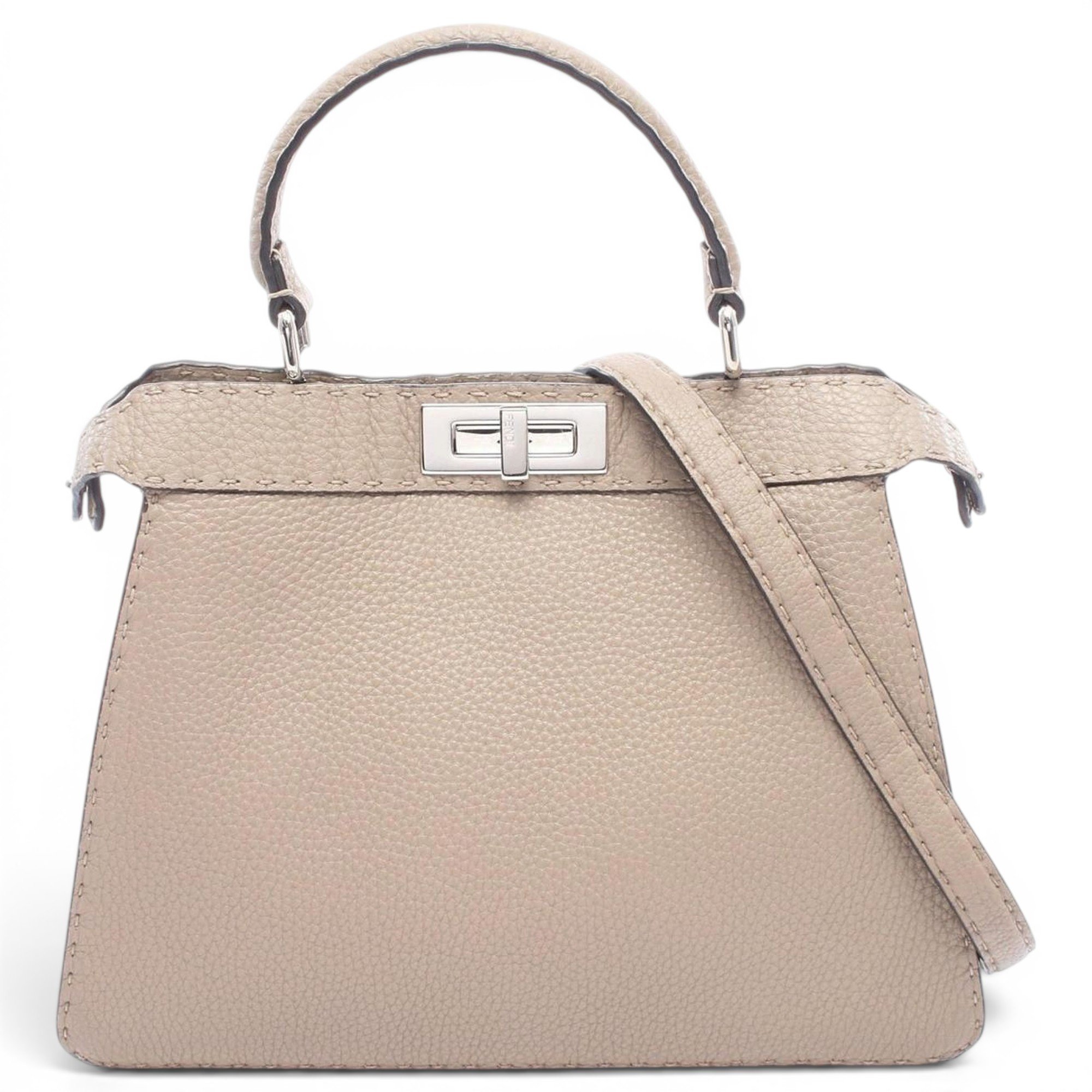 Peekaboo leather handbag