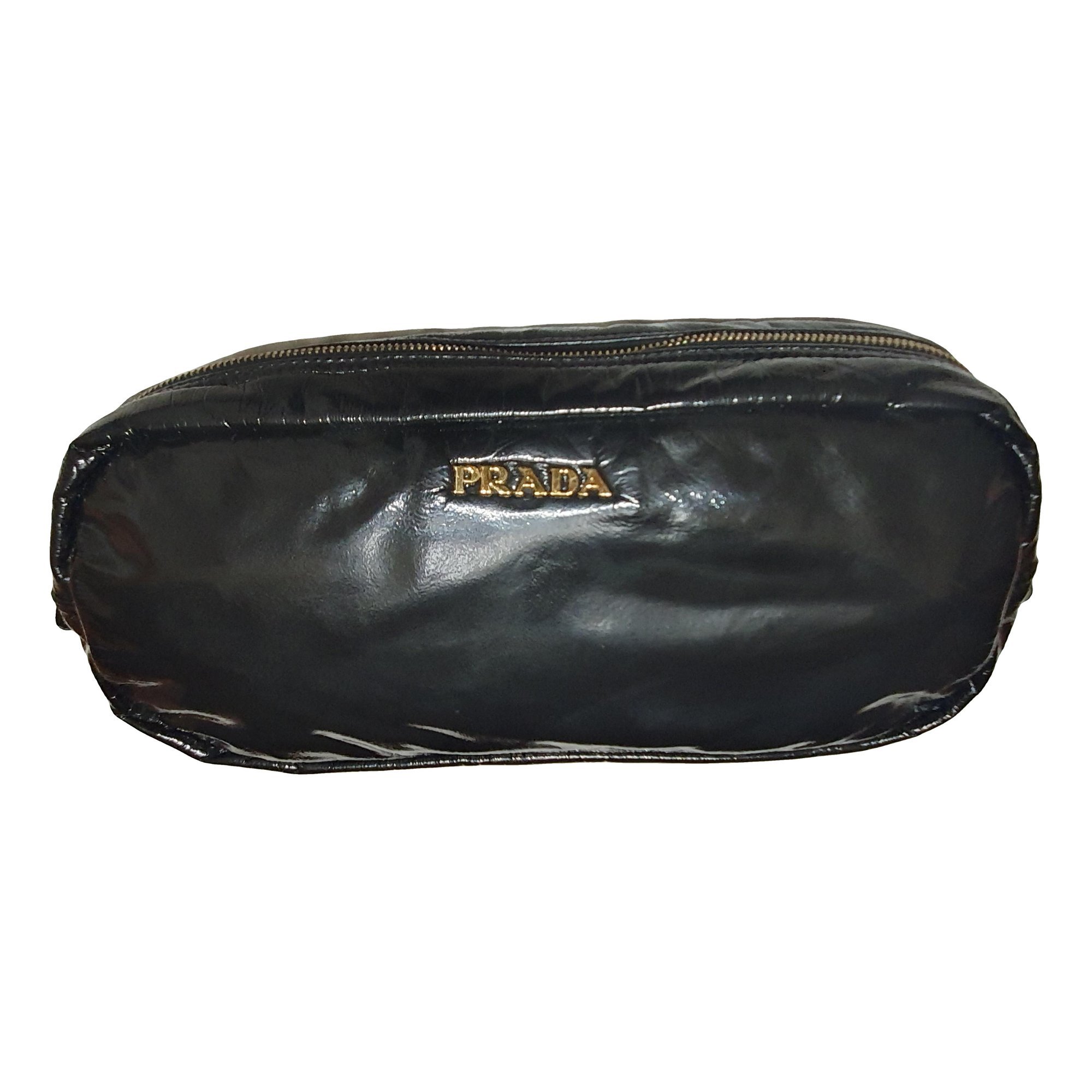 Re-edition patent leather clutch bag