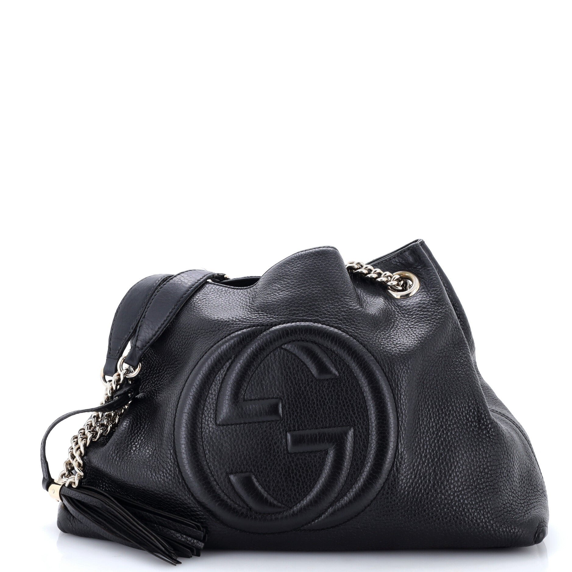 Soho Chain Strap Shoulder Bag Leather Medium
