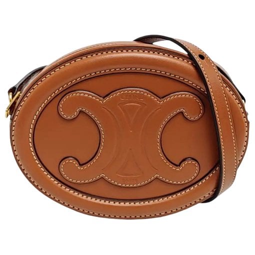 Triomphe leather crossbody bag