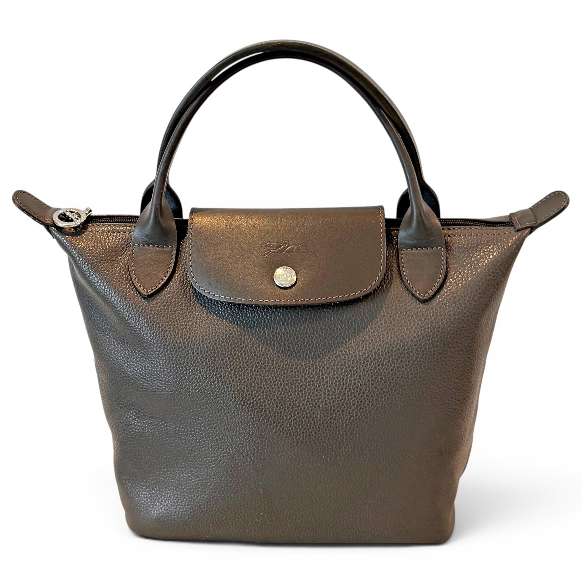 Pliage leather handbag