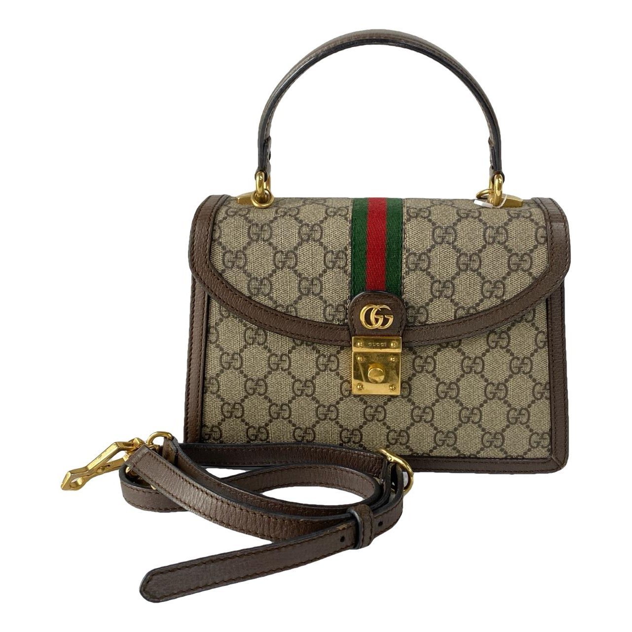 Ophidia Flap Top Handle cloth handbag