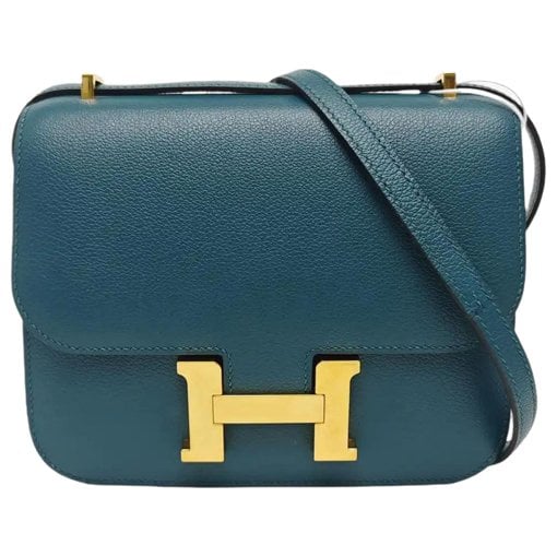 Constance leather crossbody bag