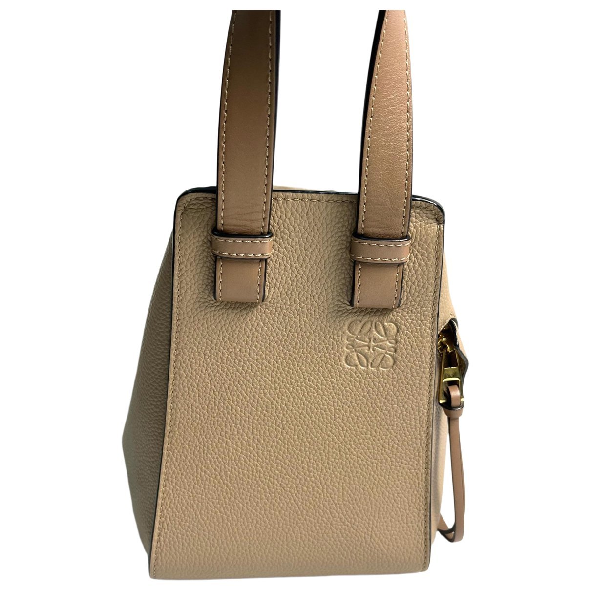 Hammock leather handbag