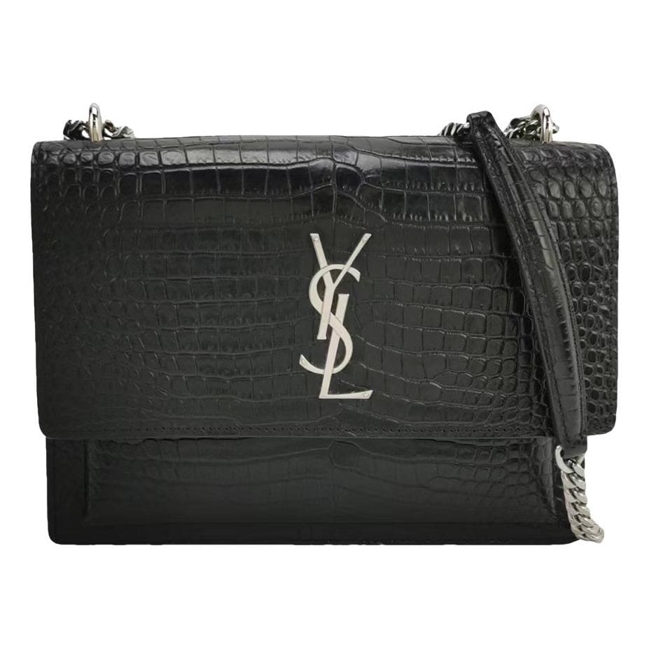 Sunset leather crossbody bag