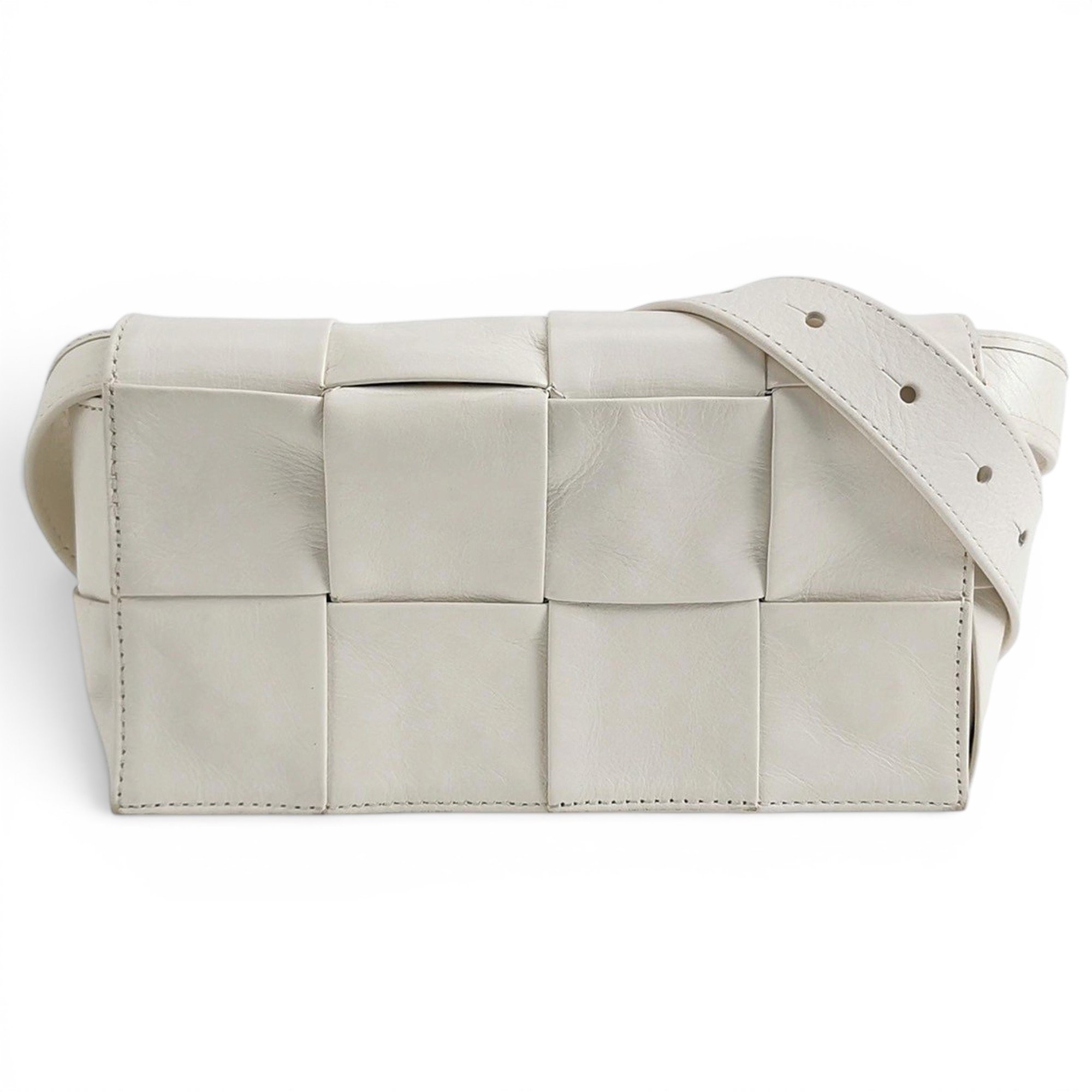 Cassette leather crossbody bag