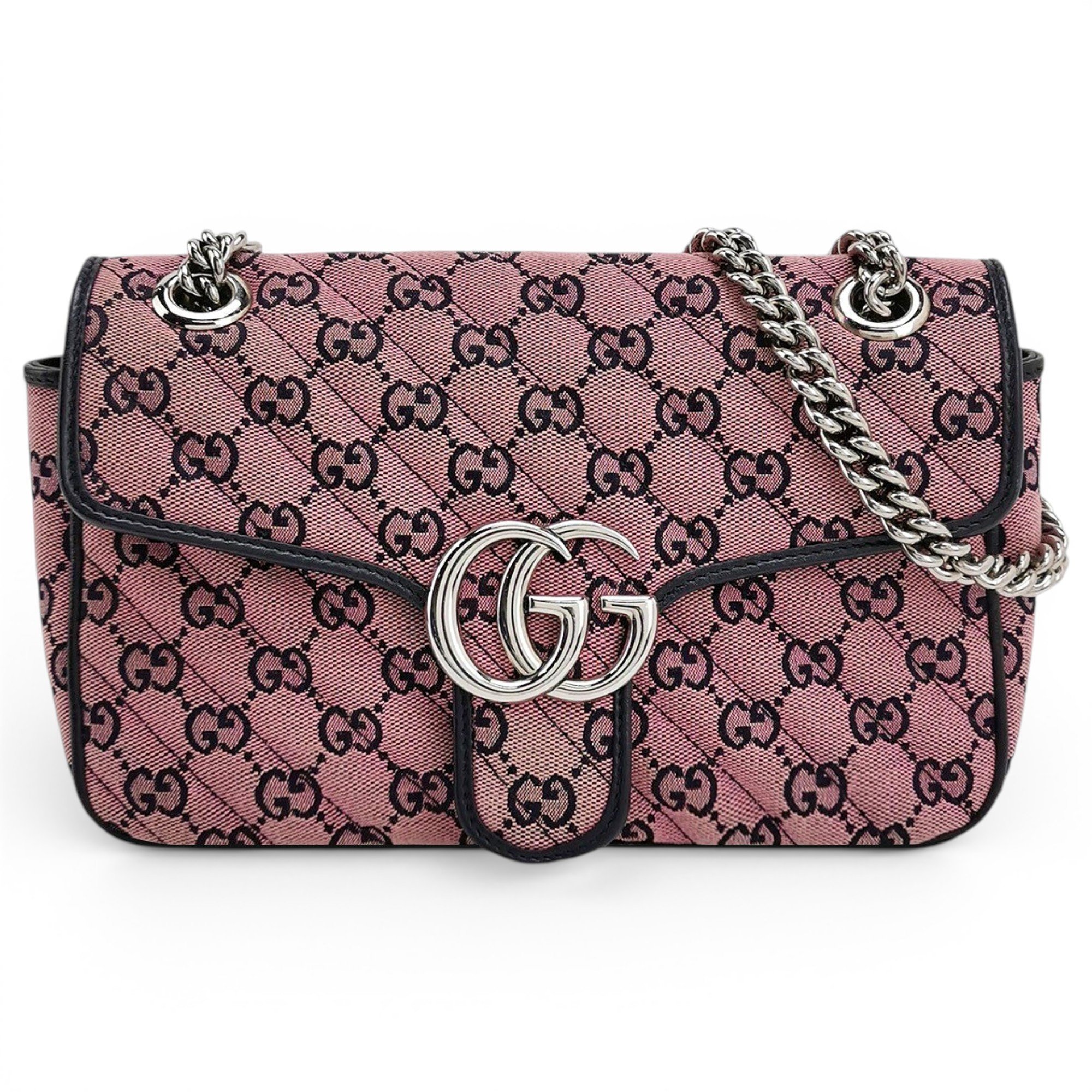 GG Marmont Flap cloth crossbody bag