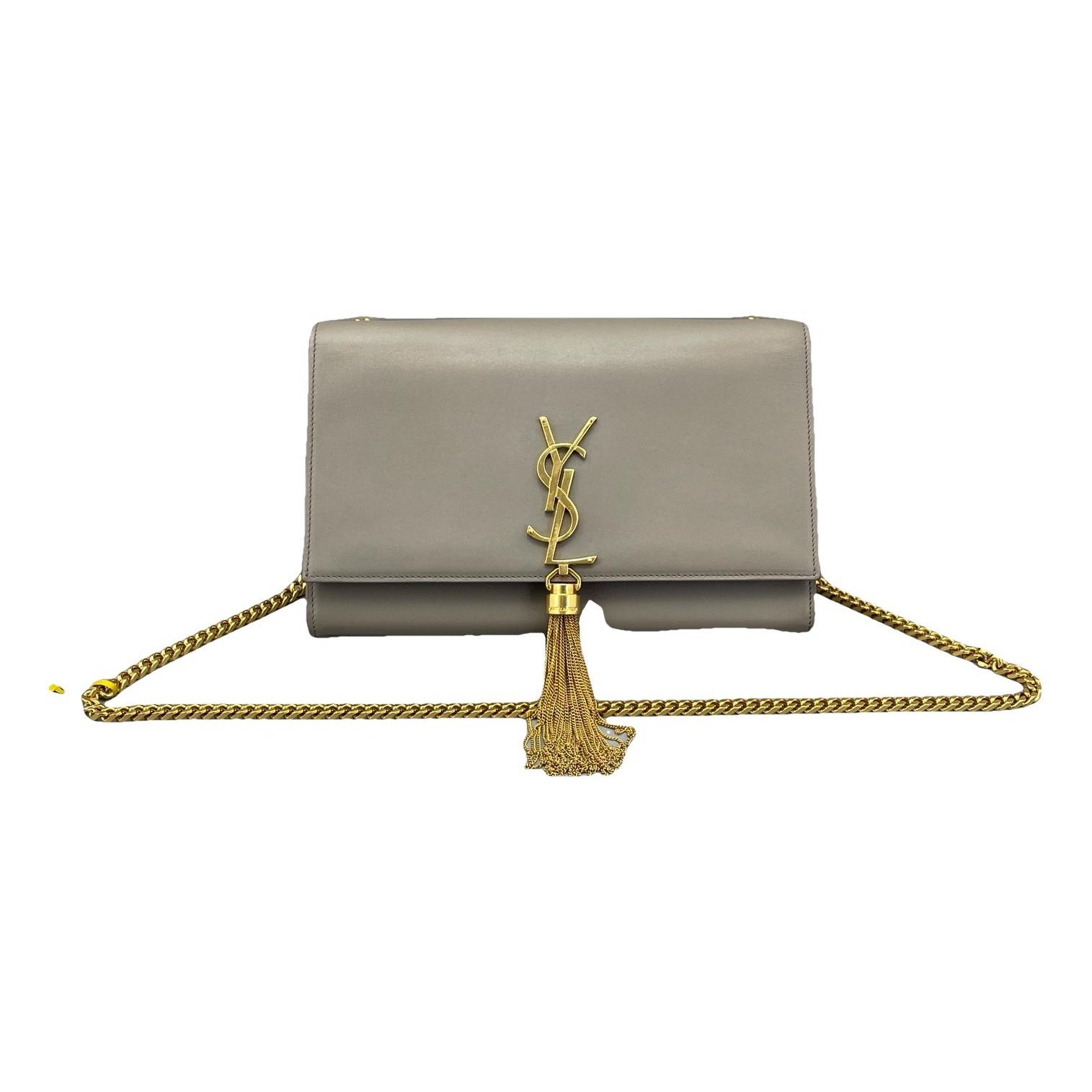 Pompom Kate leather handbag