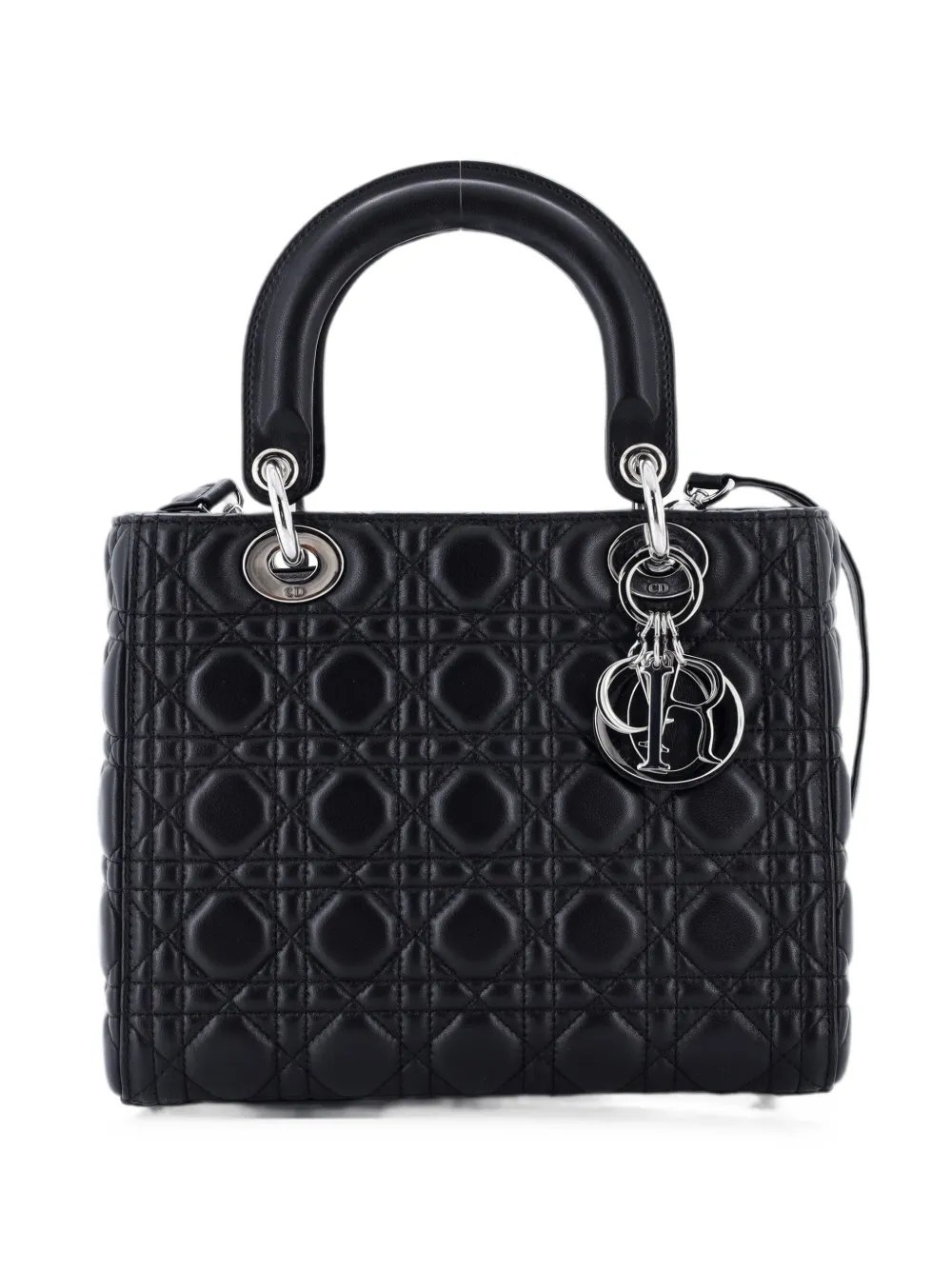 Lady Dior Bag Cannage Quilt Lambskin Medium satchel
