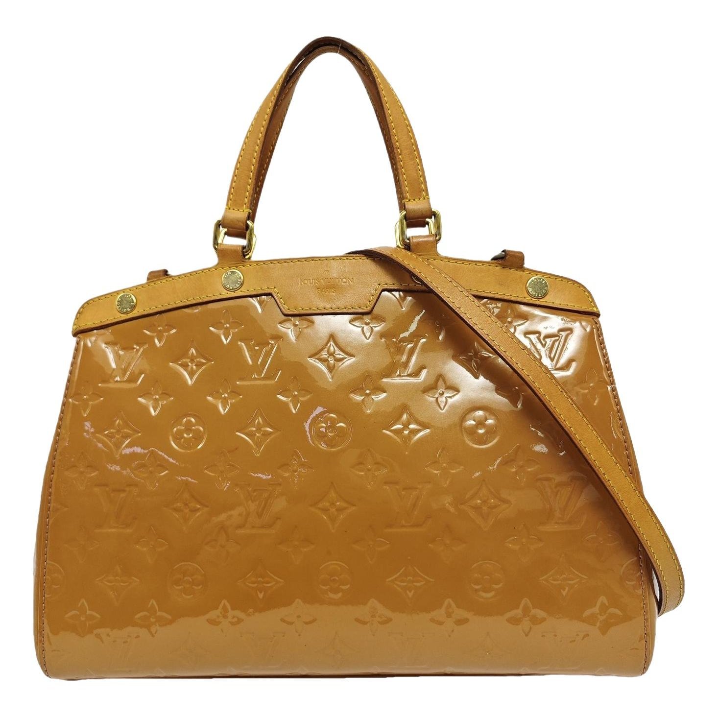 Patent leather handbag