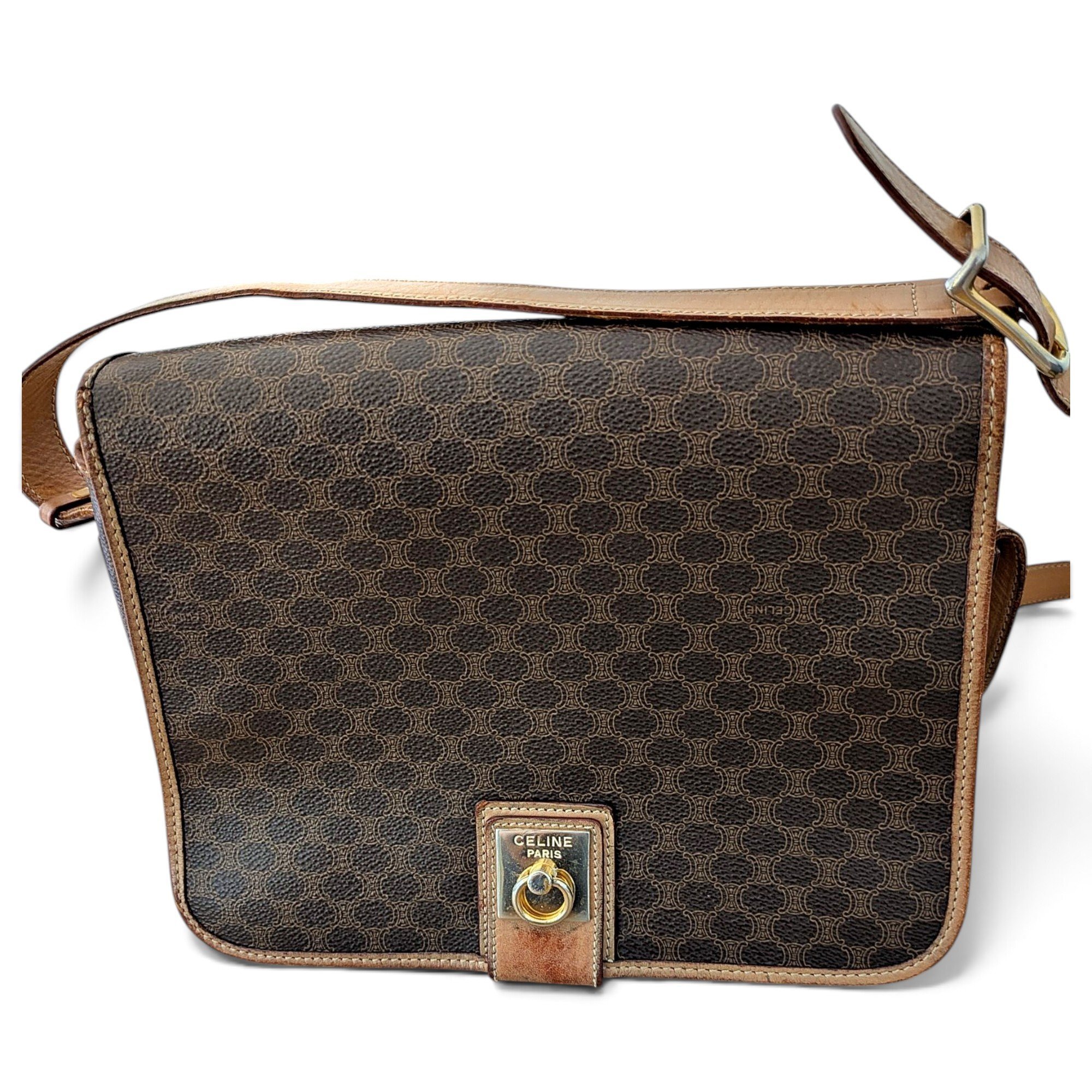 Triomphe cloth crossbody bag