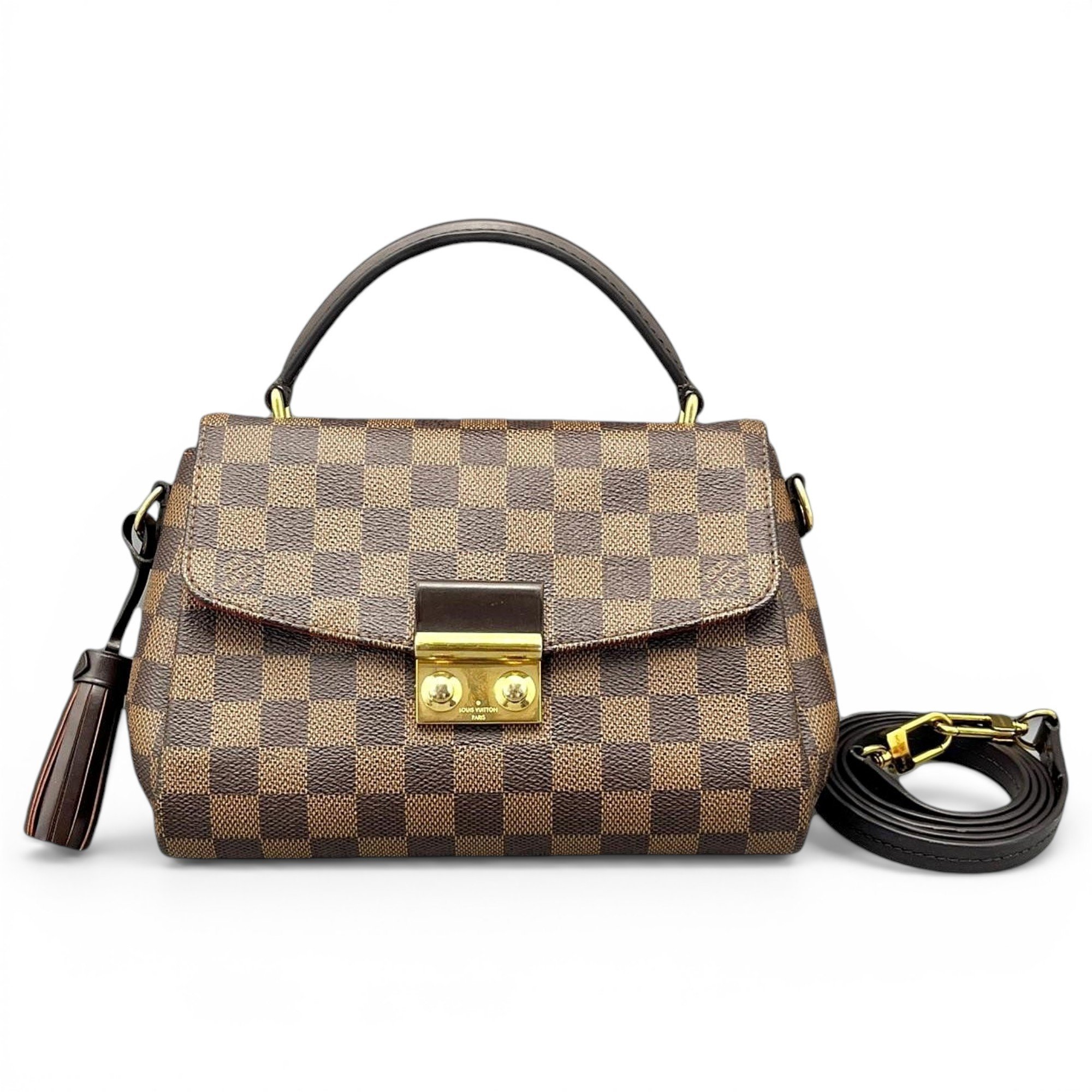 Croisette leather handbag