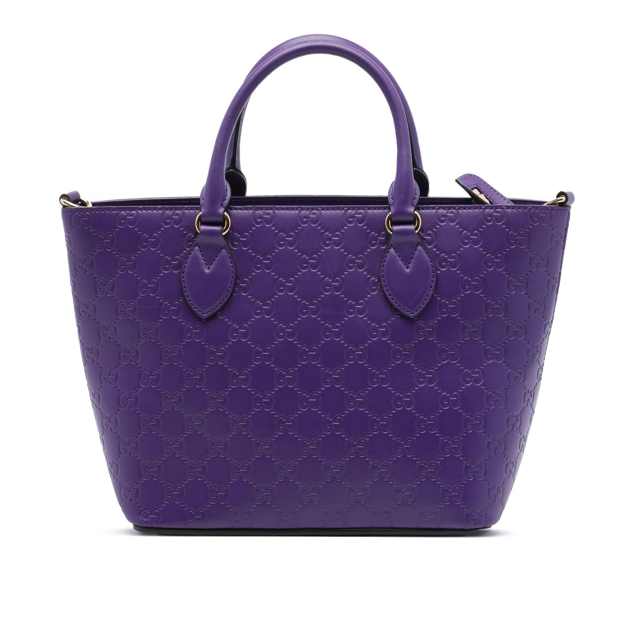 Gucci B leather satchel