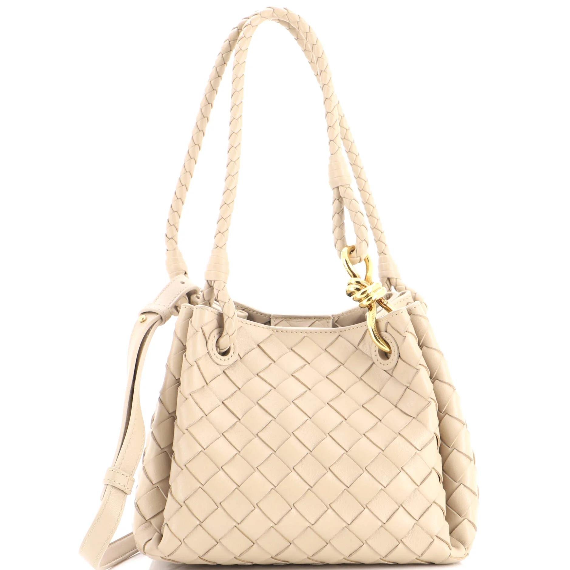 Parachute leather handbag