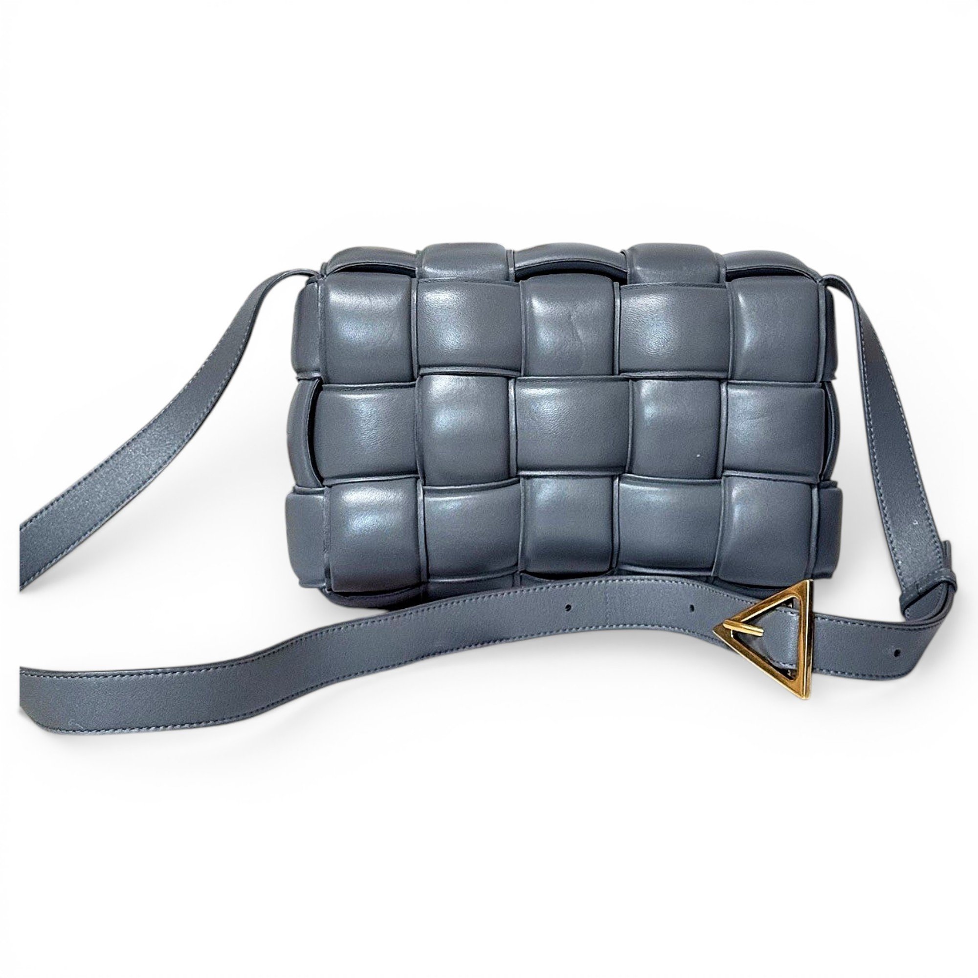 Cassette Padded leather handbag