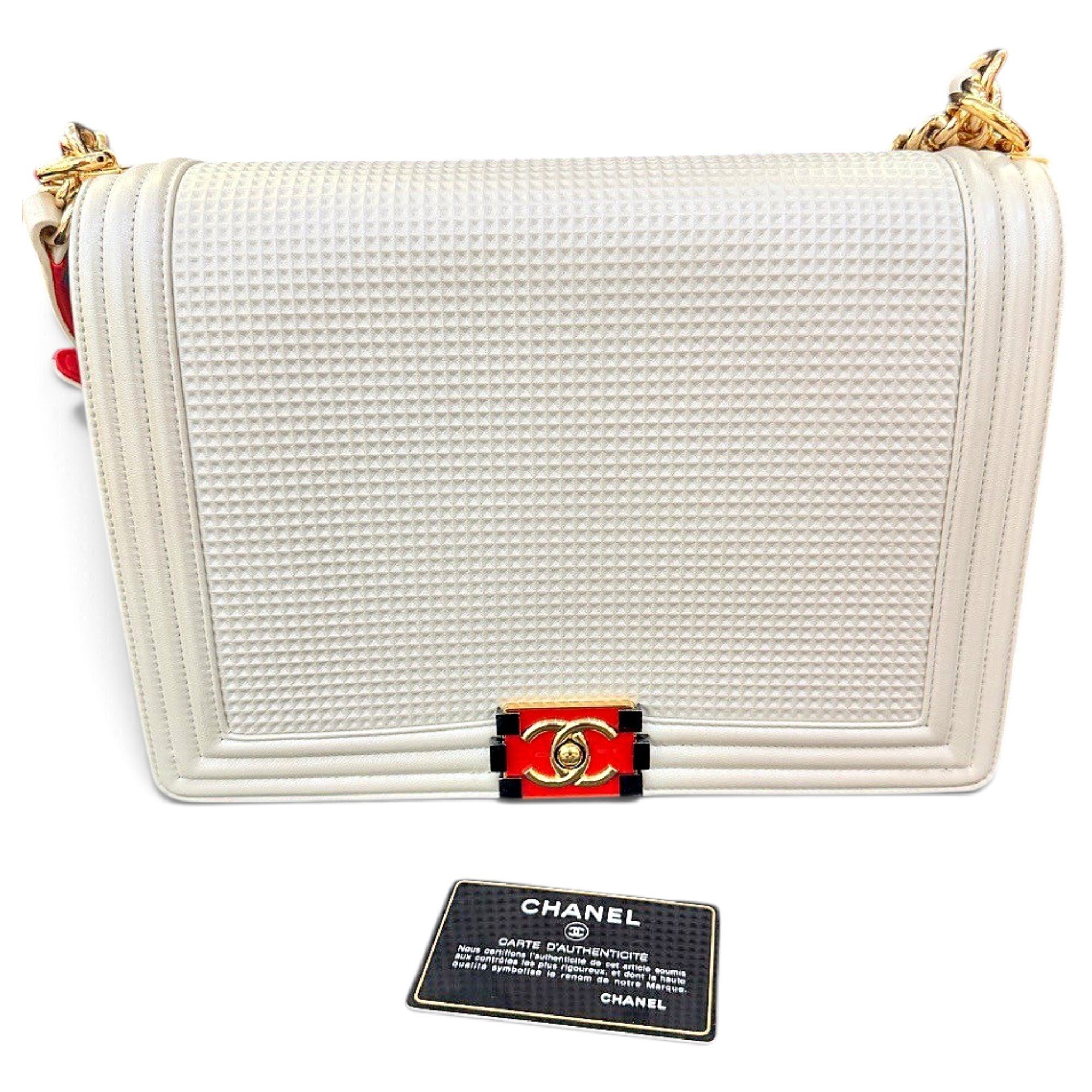 Boy leather crossbody bag