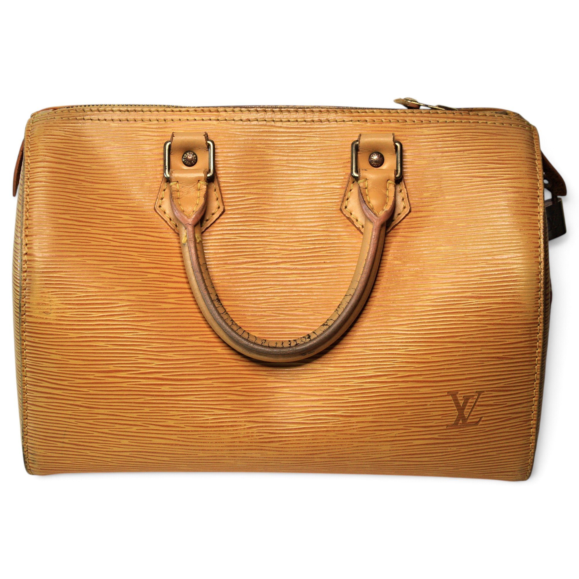Speedy leather handbag