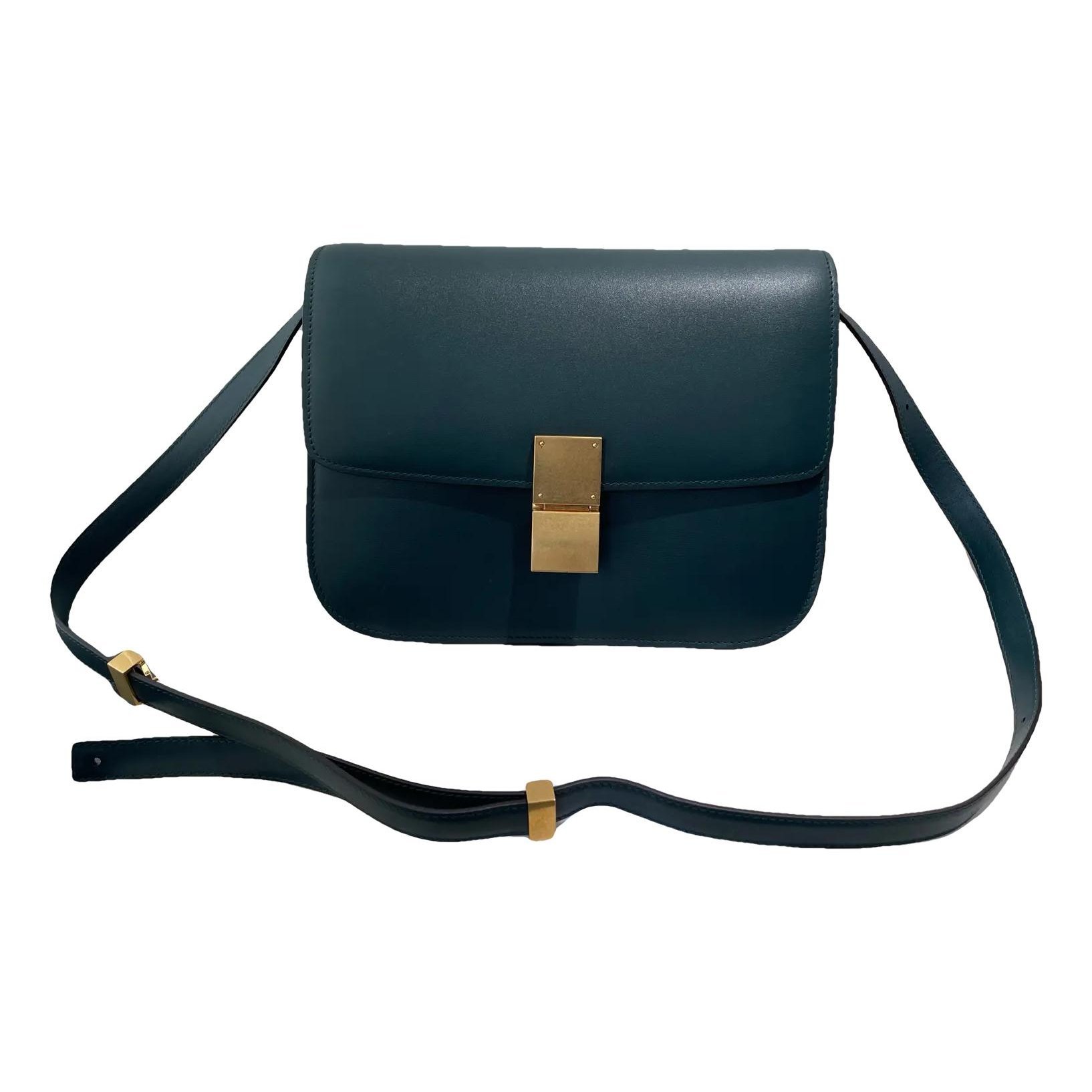 Classic leather crossbody bag