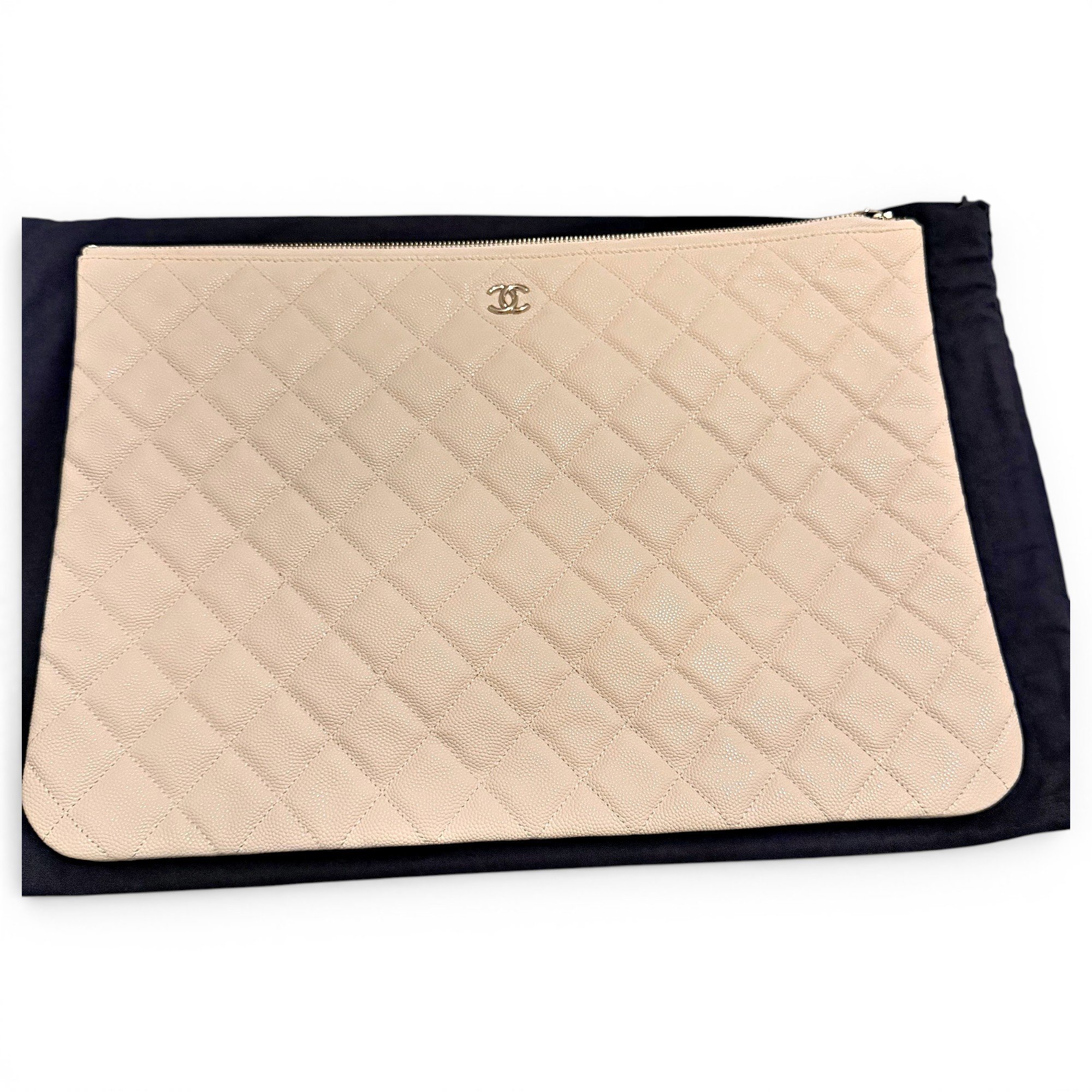 Timeless/Classique leather clutch bag