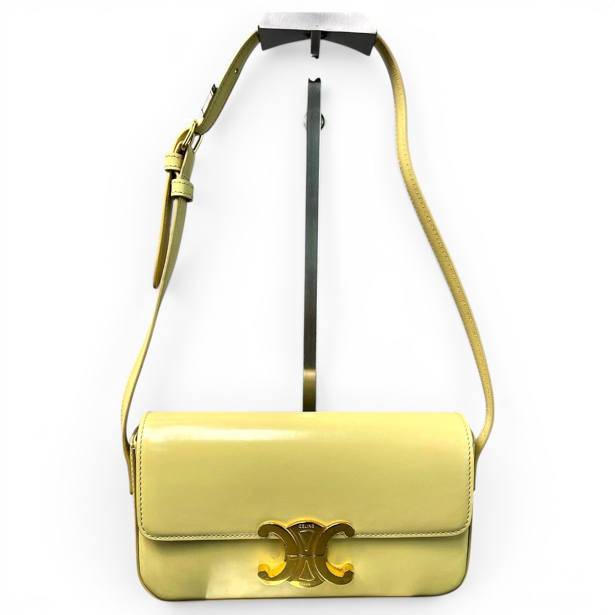 Celine Triomphe leather handbag