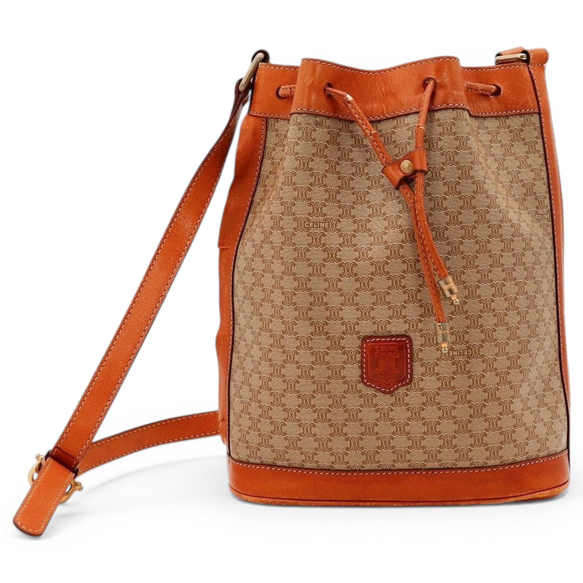 Triomphe leather handbag