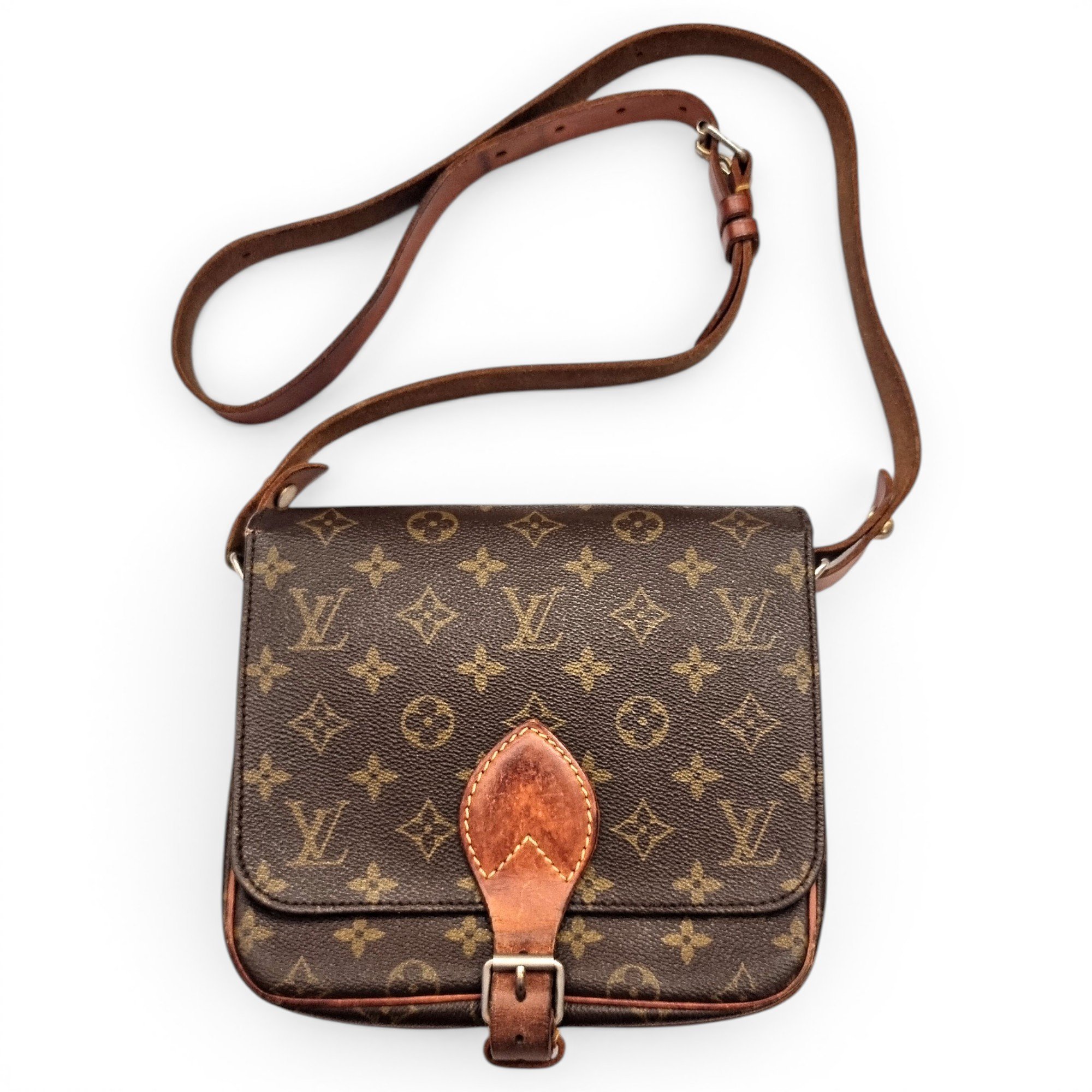 Cartouchière cloth crossbody bag