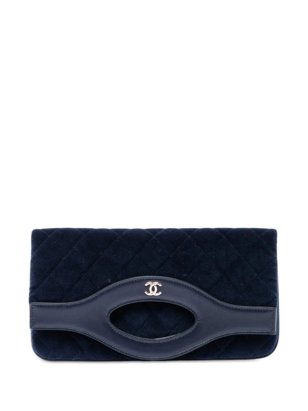 2019 Small Quilted Velvet 31 clutch bag