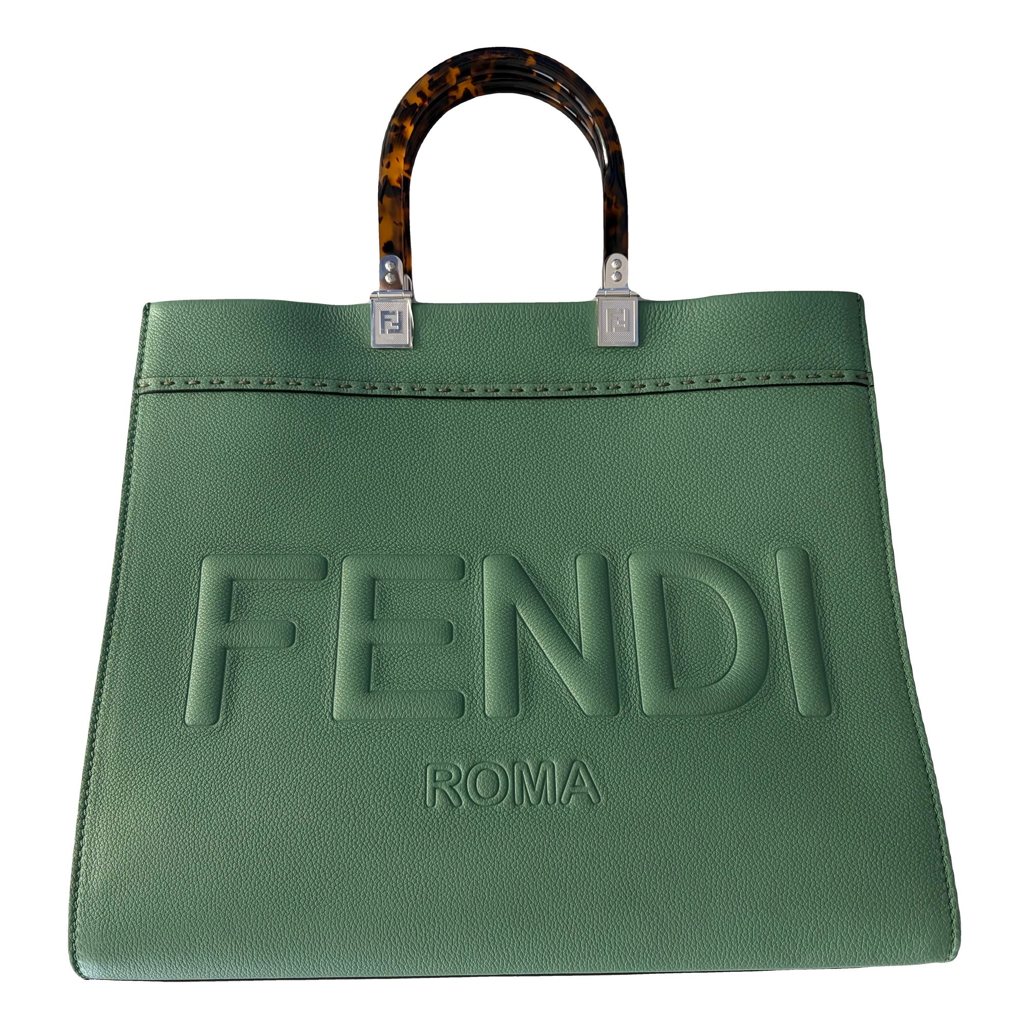 Leather tote