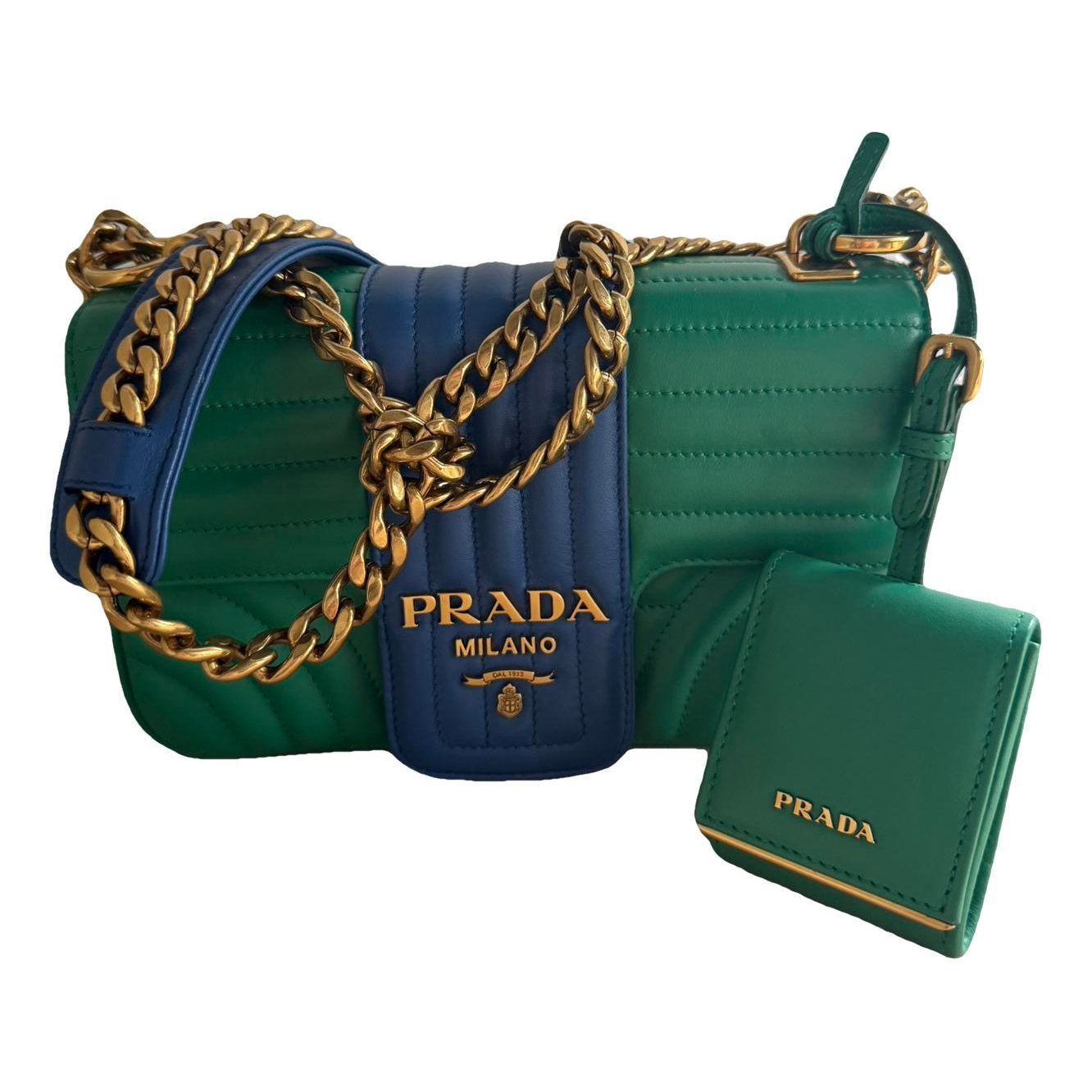 Diagramme leather handbag