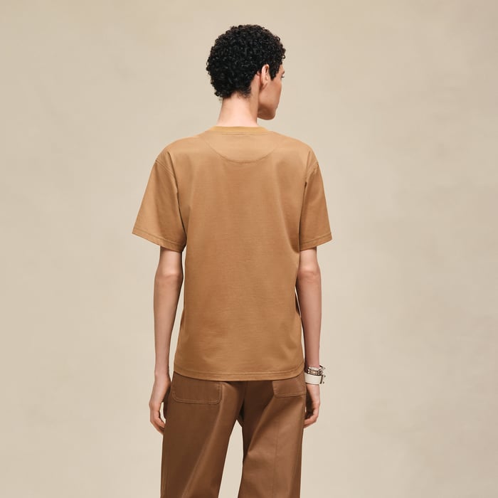 Marron Châtain "Grand Manege" Maxi T-shirt