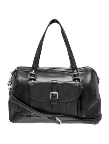 Leather Top Handle Bag