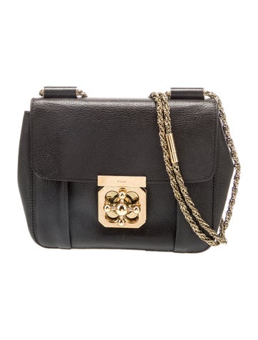 Chloe Empreinte Leather Elsie Shoulder Bag Small