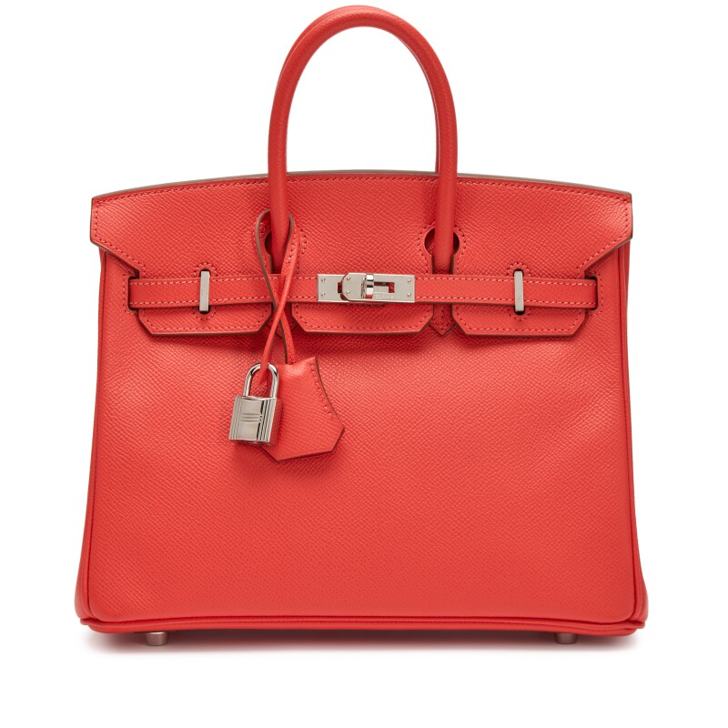 Hermes Rose Jaipur Epsom Birkin 25 Palladium Hardware, 2014