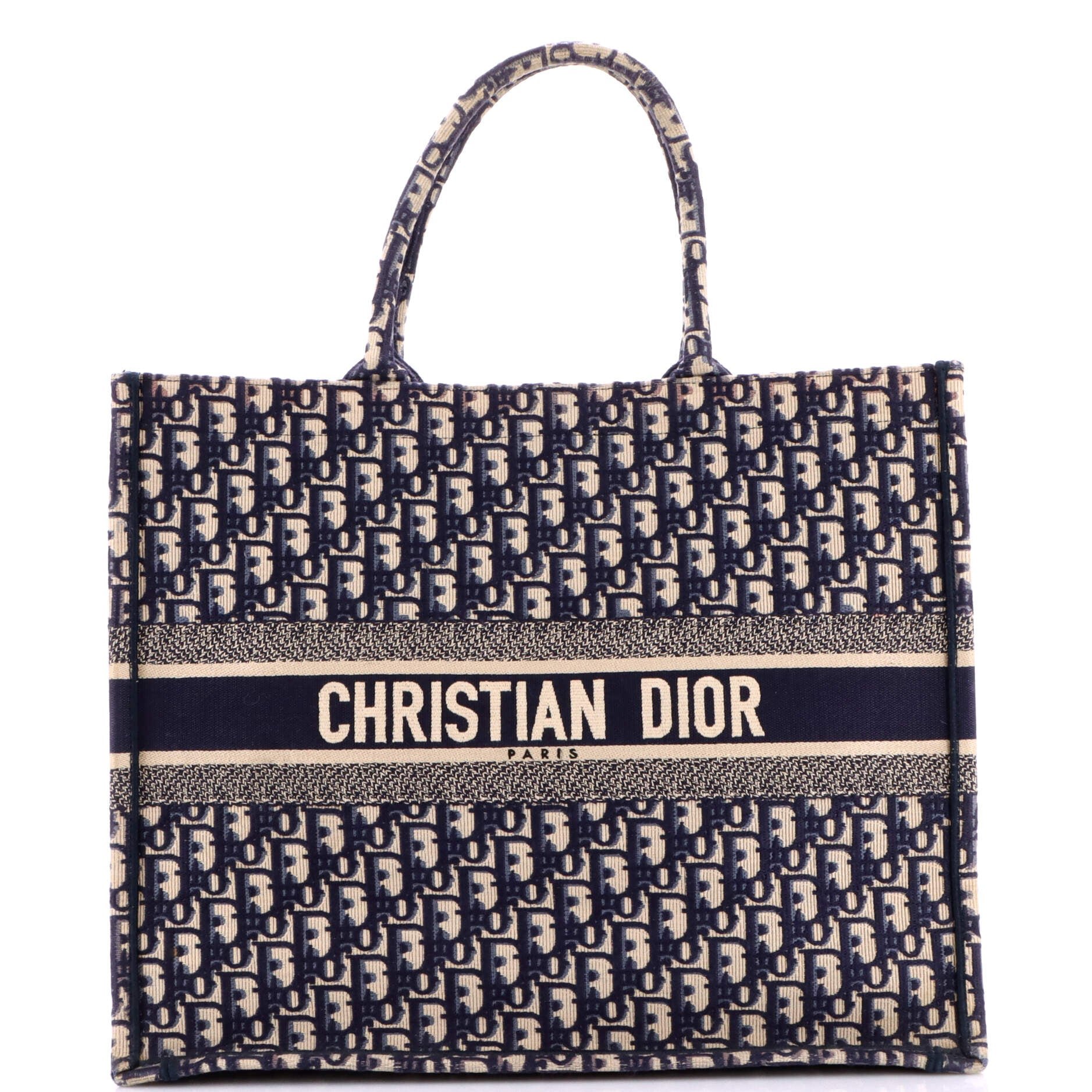 Dior Book Tote Oblique Canvas Large