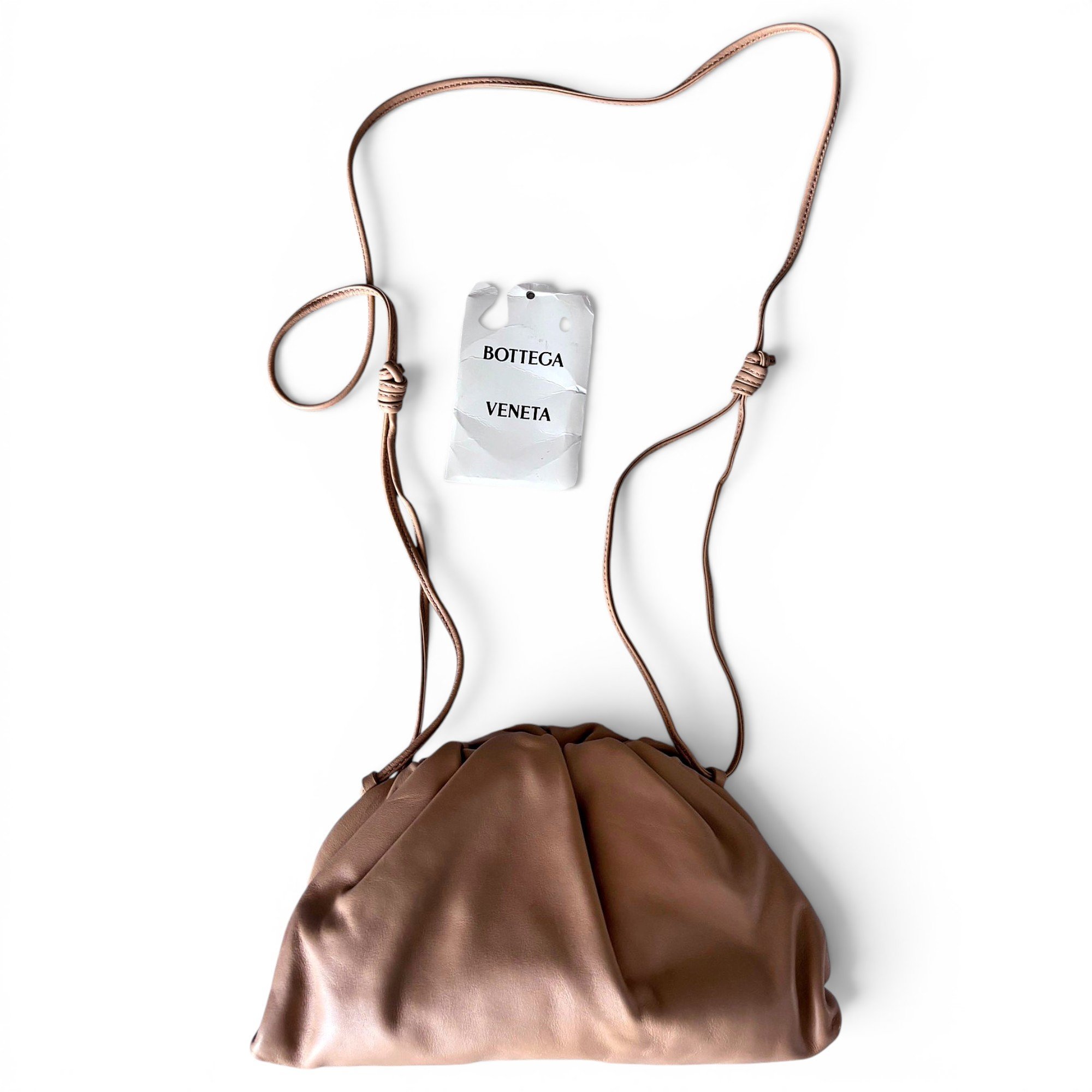 Pouch leather clutch bag