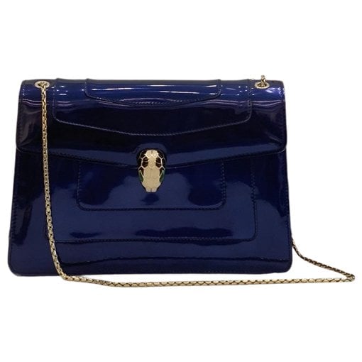 Patent leather handbag