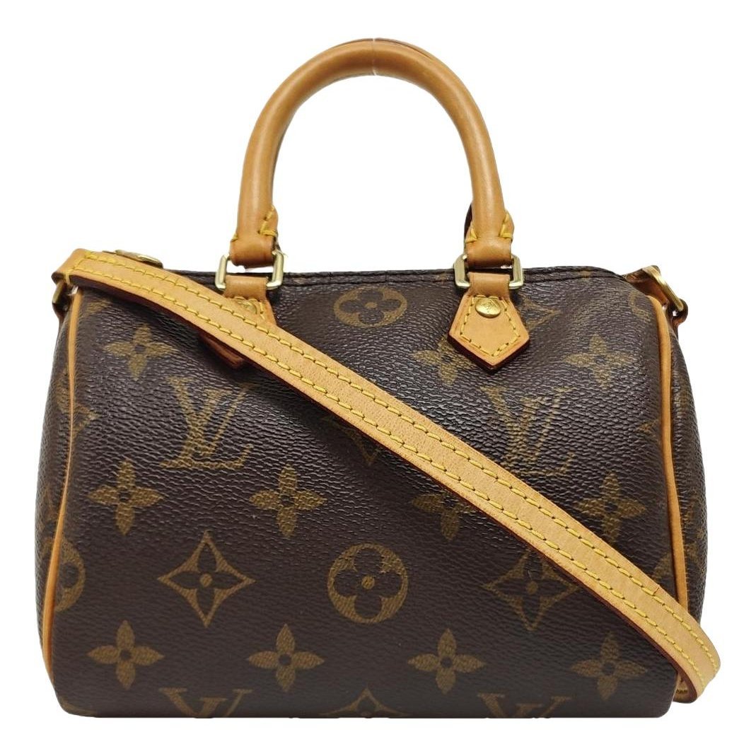 Louis Vuitton Nano Speedy / Mini HL leather handbag