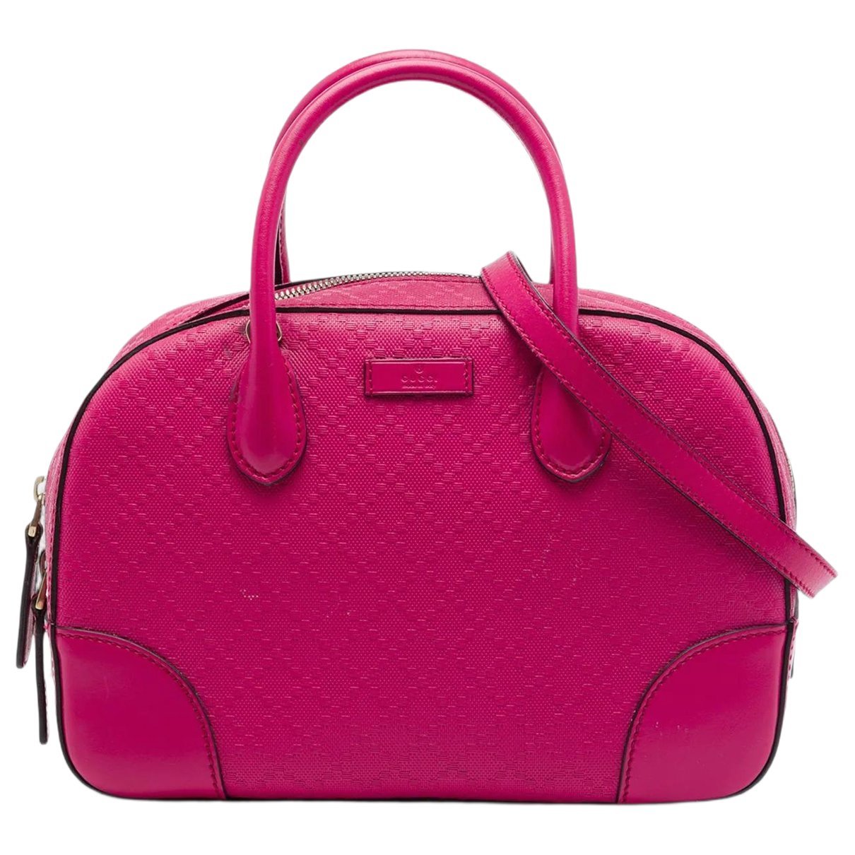 Gucci B leather satchel