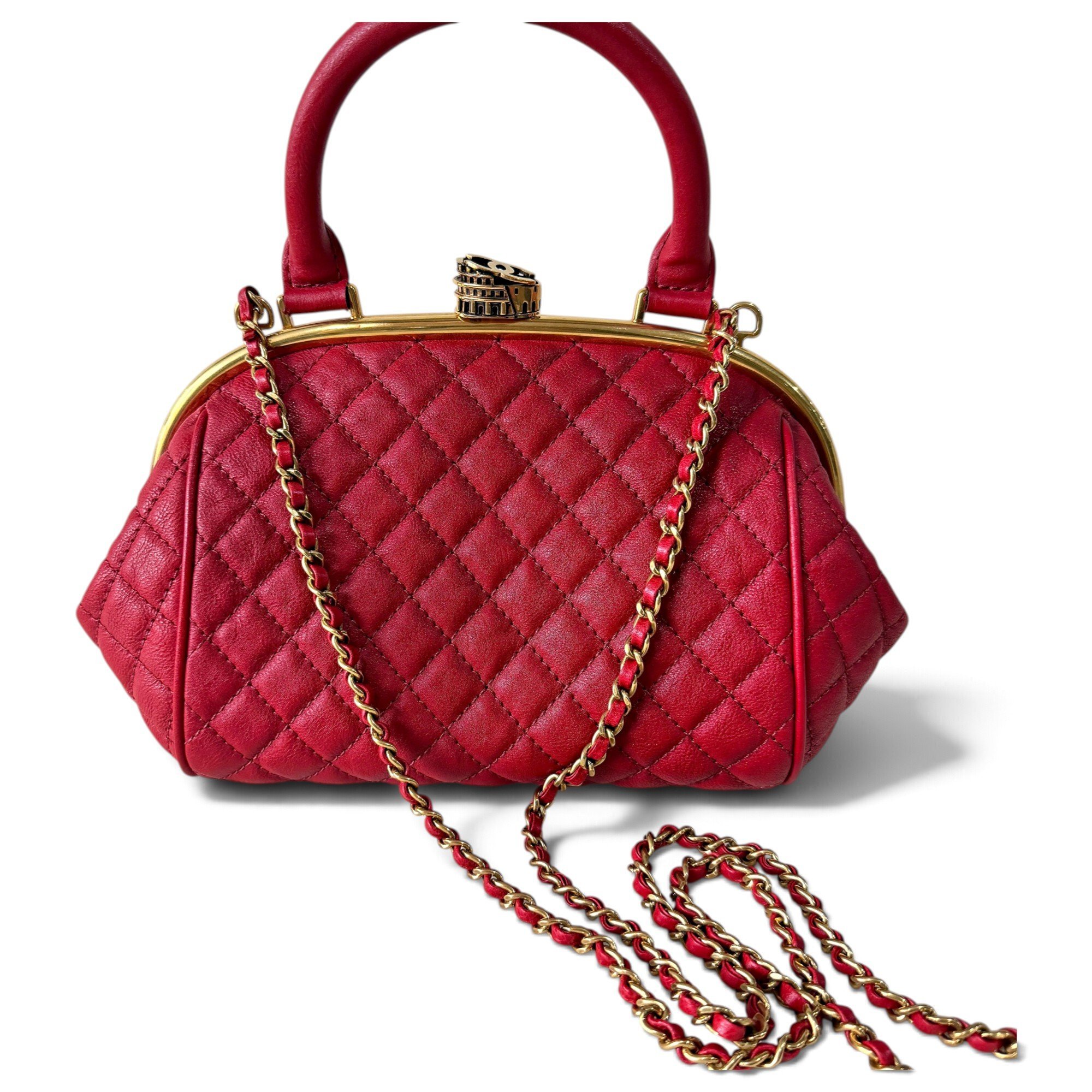 Leather handbag