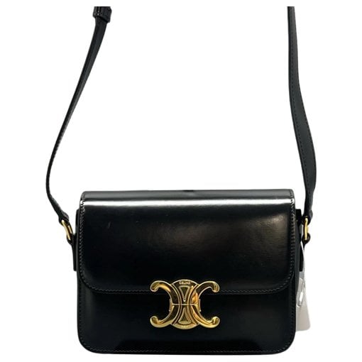 Triomphe leather handbag